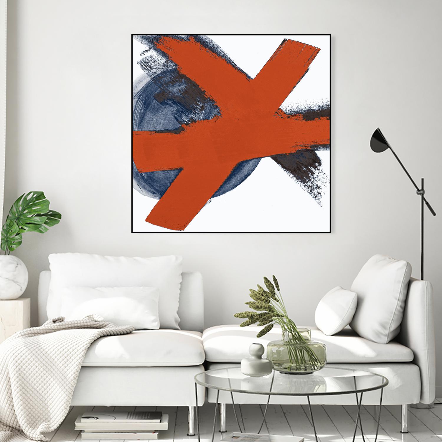 Red Moon Abstract I by Patricia Pinto on GIANT ART - multi abstract