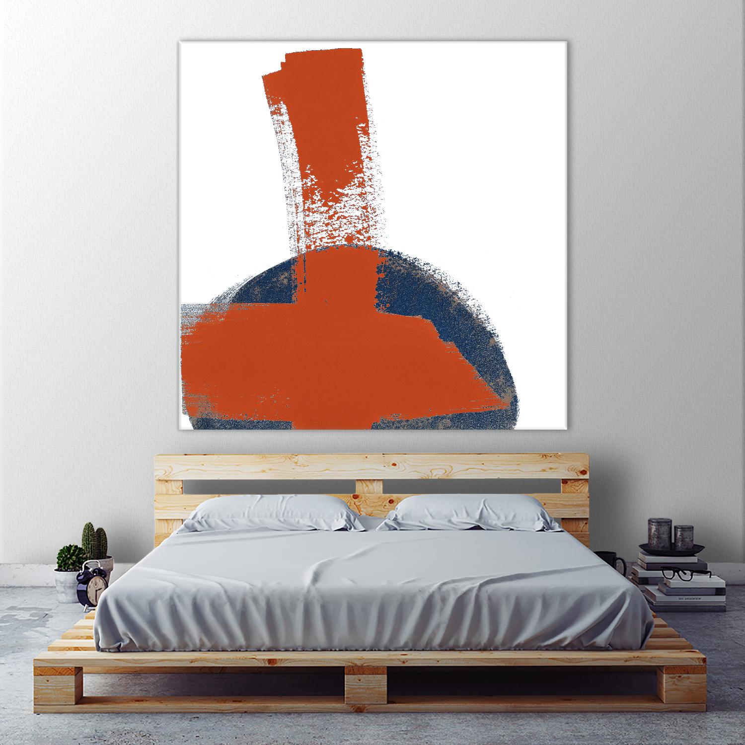 Red Moon Abstract II by Patricia Pinto on GIANT ART - red abstract