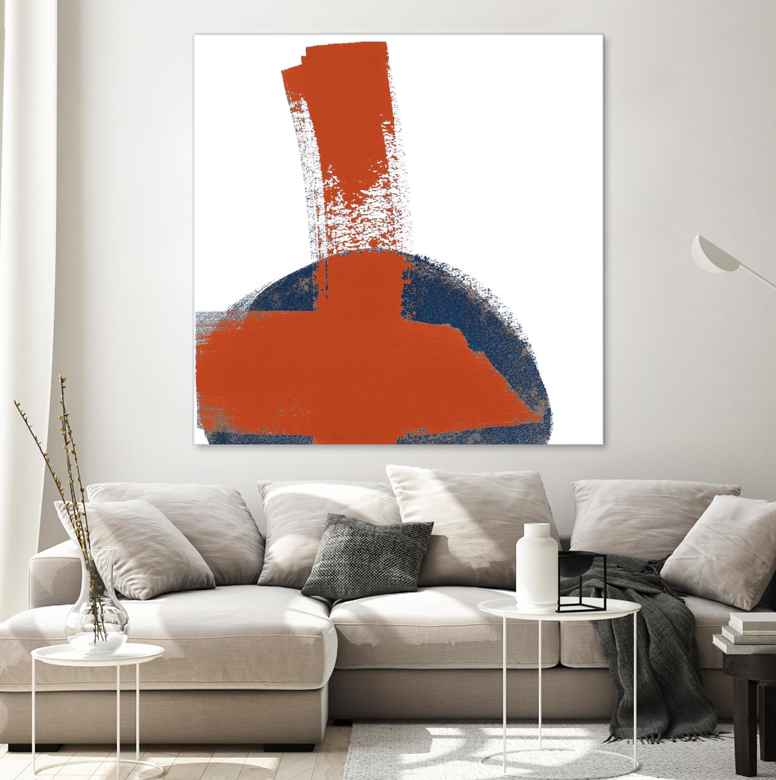 Red Moon Abstract II by Patricia Pinto on GIANT ART - red abstract