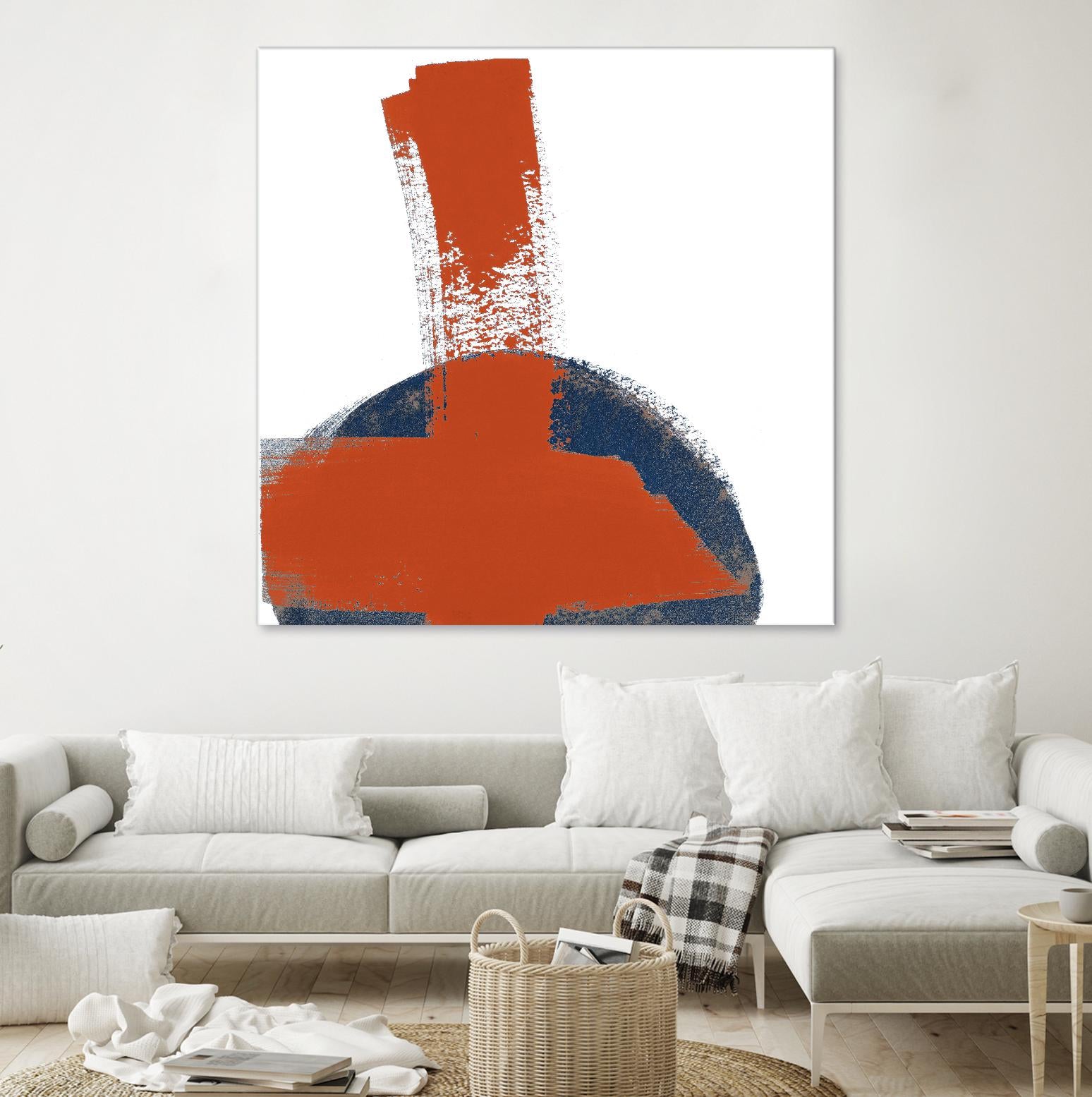 Red Moon Abstract II by Patricia Pinto on GIANT ART - red abstract