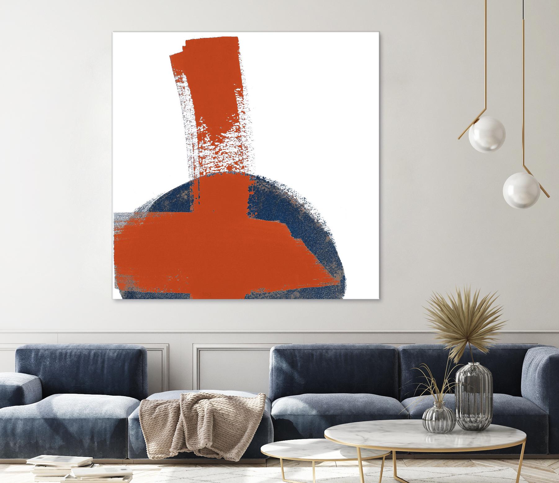 Red Moon Abstract II by Patricia Pinto on GIANT ART - red abstract