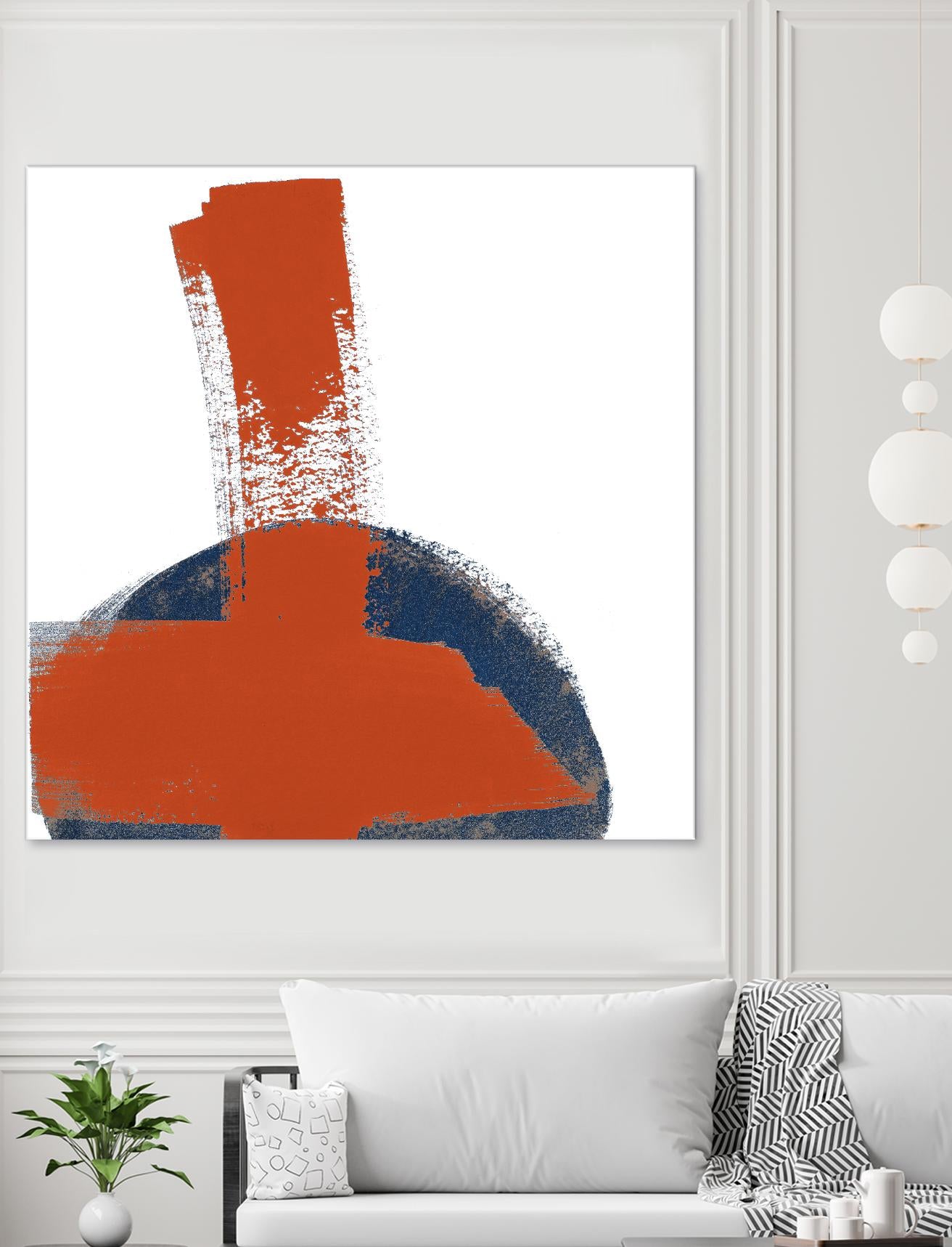 Red Moon Abstract II by Patricia Pinto on GIANT ART - red abstract