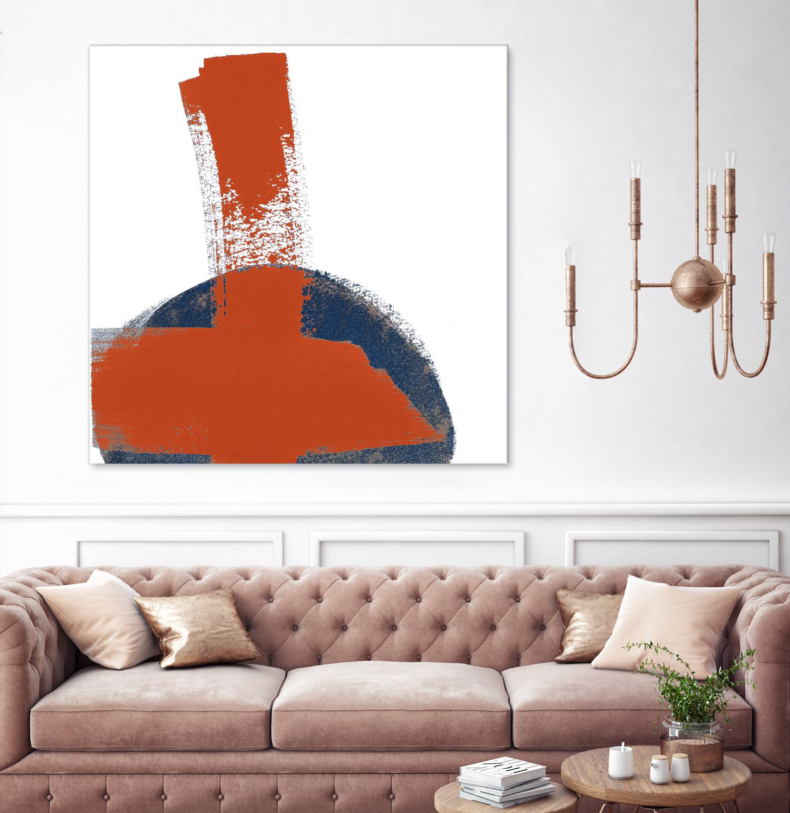 Red Moon Abstract II by Patricia Pinto on GIANT ART - red abstract