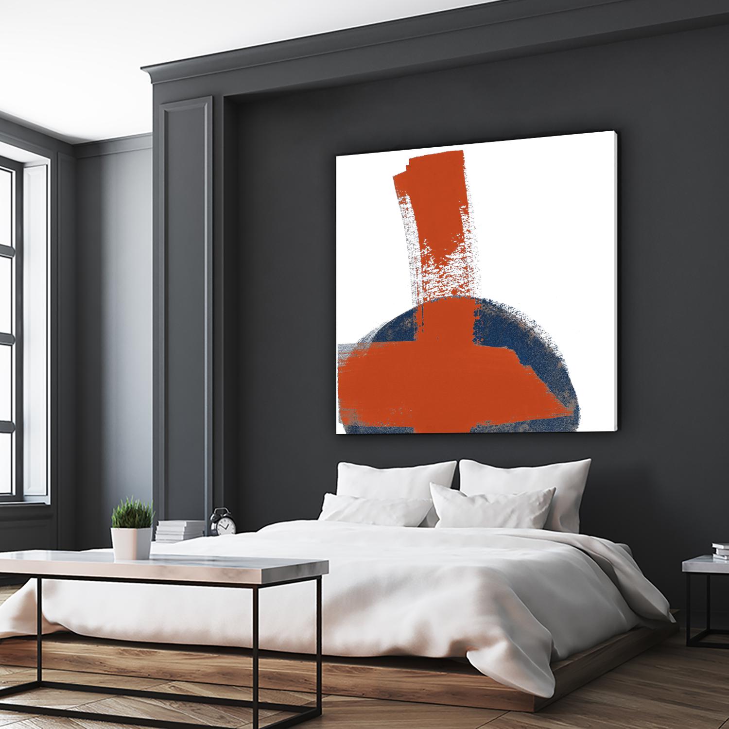 Red Moon Abstract II by Patricia Pinto on GIANT ART - red abstract