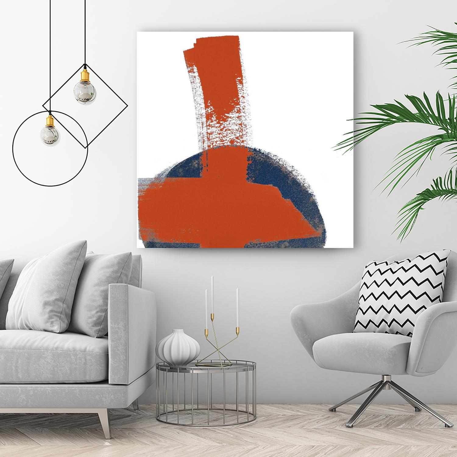 Red Moon Abstract II by Patricia Pinto on GIANT ART - red abstract