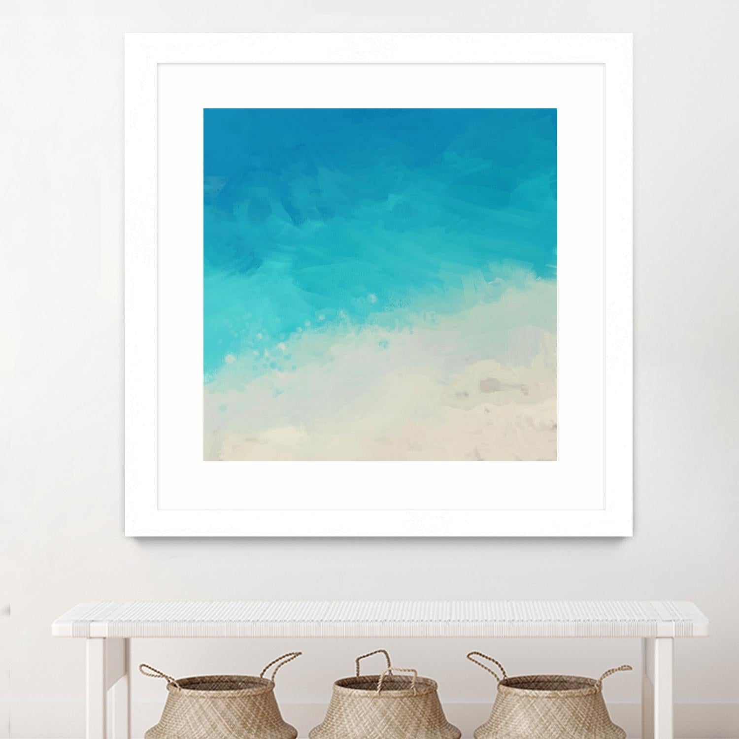 Ocean Blue Sea II by Dan Meneely on GIANT ART - abstract coastal