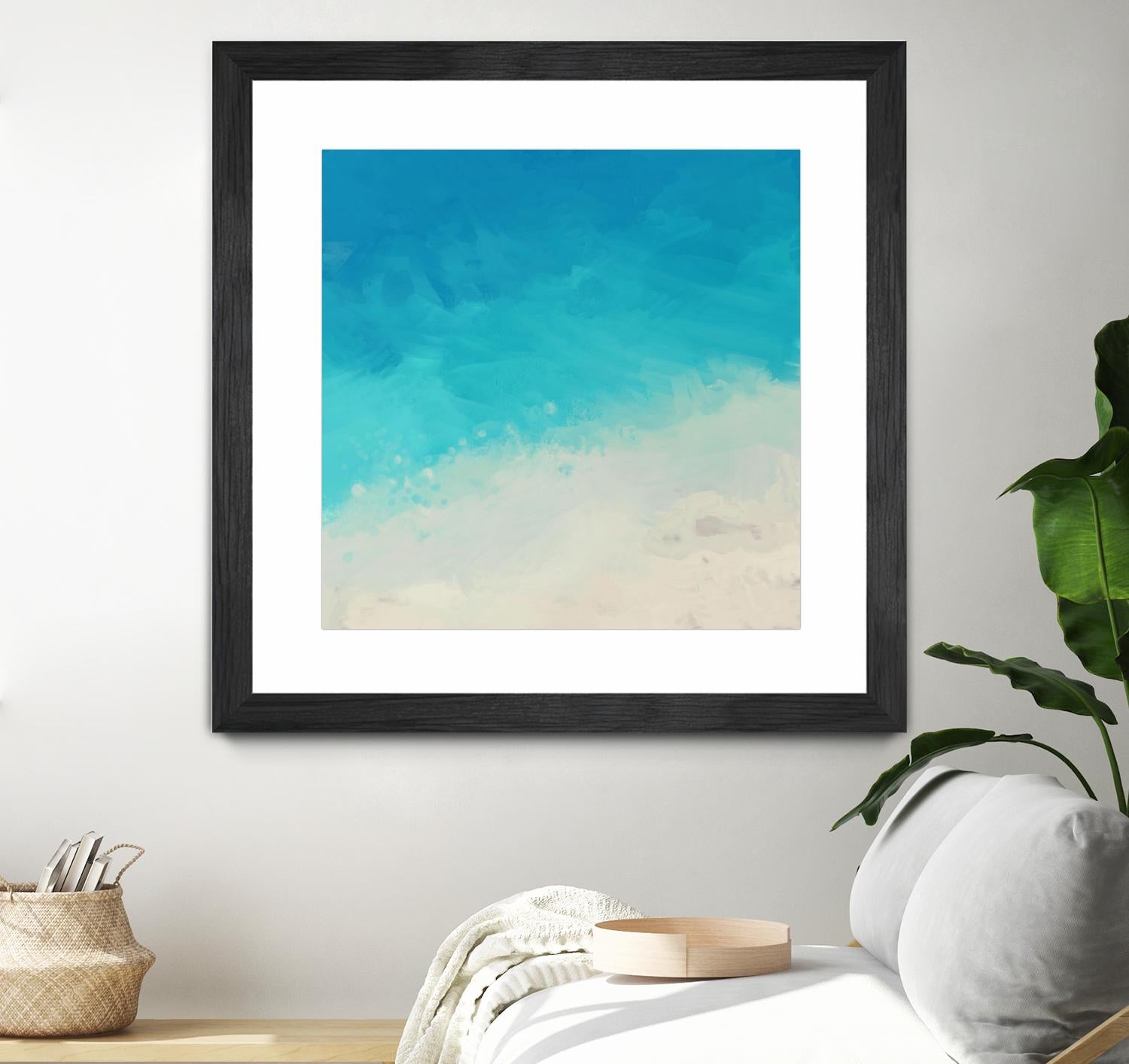 Ocean Blue Sea II by Dan Meneely on GIANT ART - abstract coastal