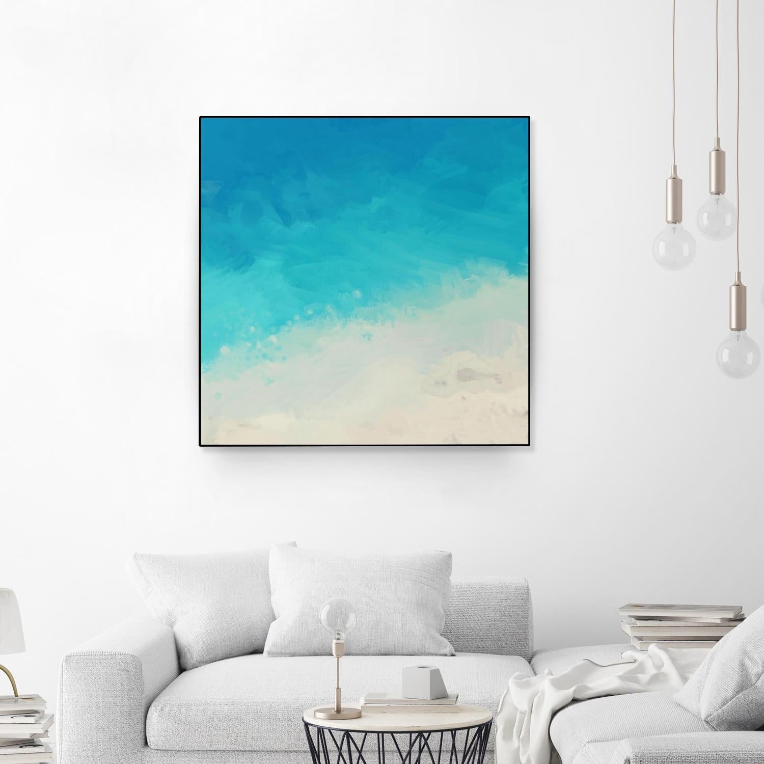 Ocean Blue Sea II by Dan Meneely on GIANT ART - abstract coastal