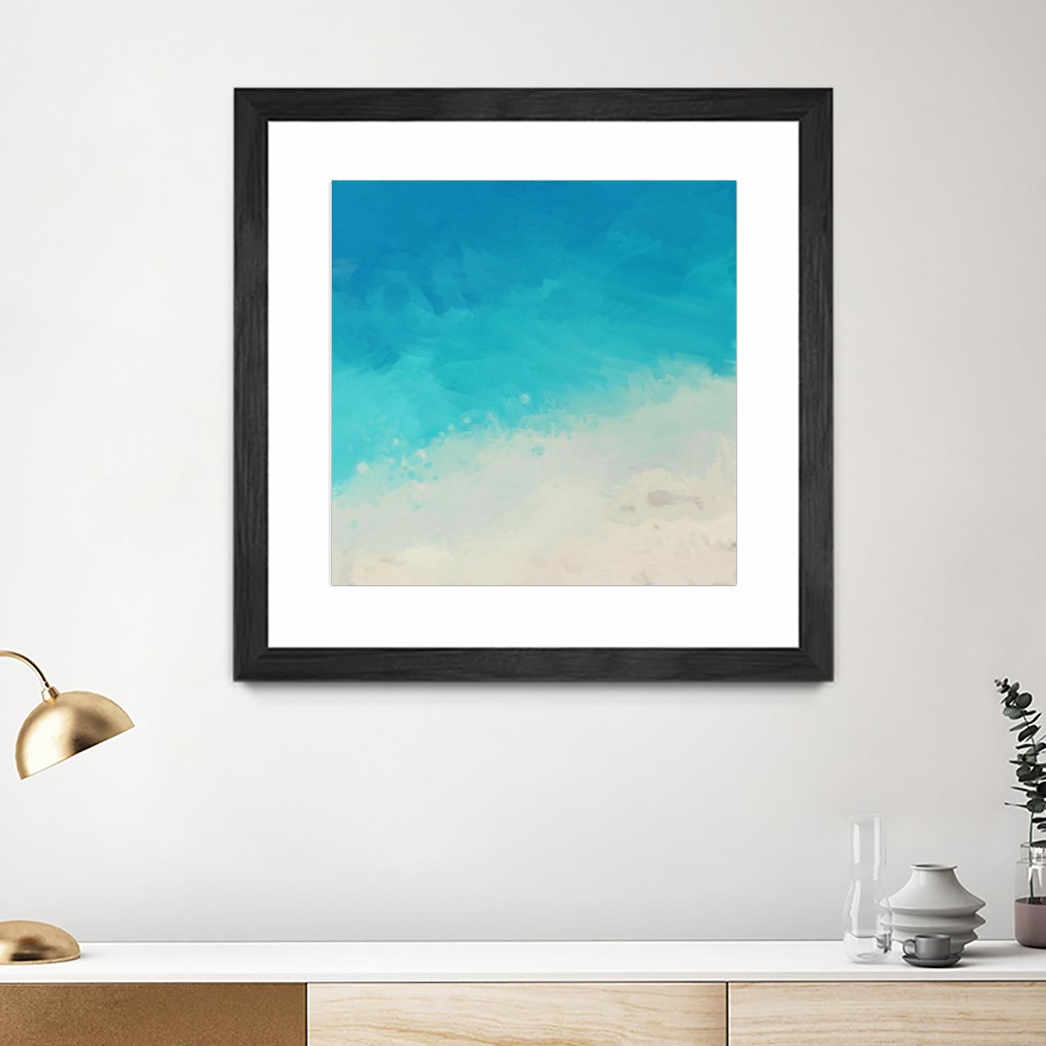 Ocean Blue Sea II by Dan Meneely on GIANT ART - abstract coastal