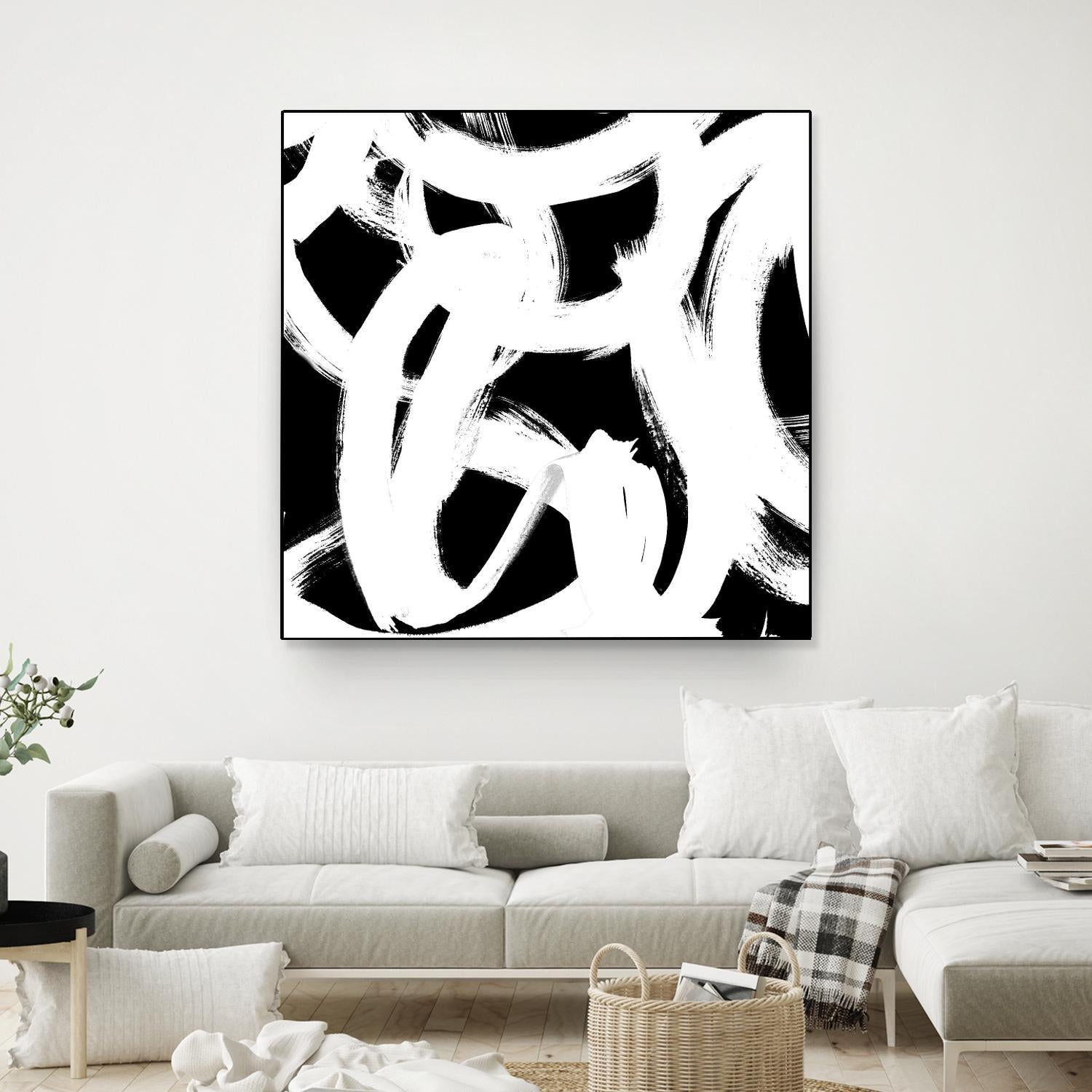 White Trails I by Emily Navas on GIANT ART - abstract