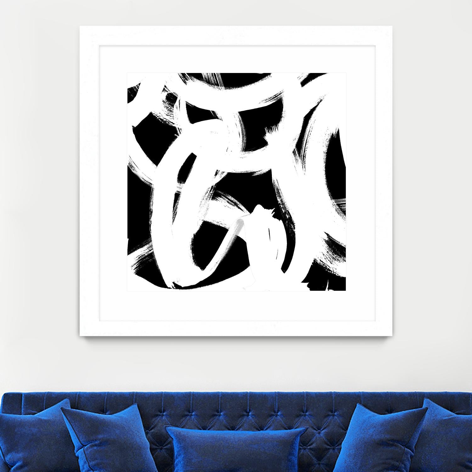 White Trails I by Emily Navas on GIANT ART - abstract