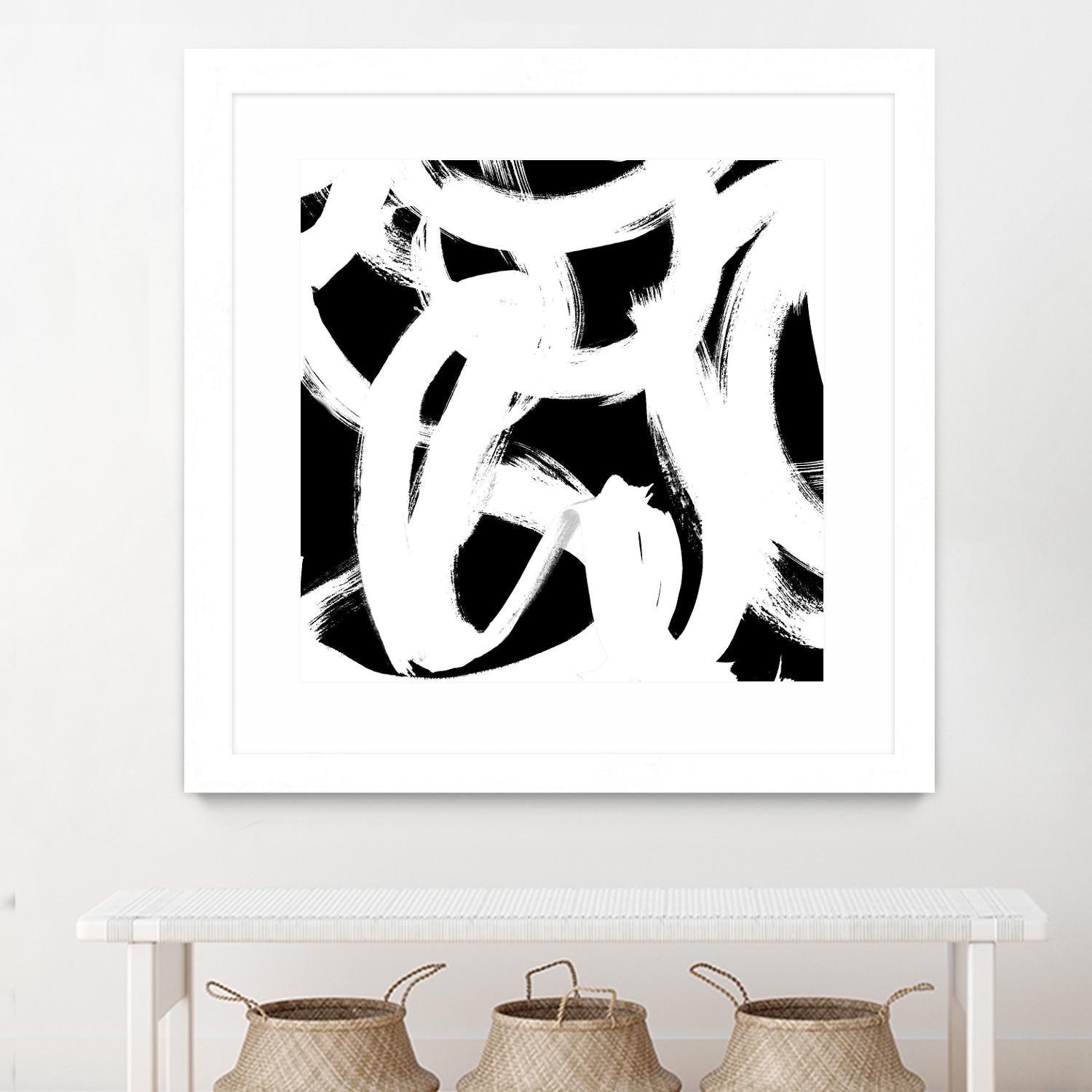 White Trails I by Emily Navas on GIANT ART - abstract