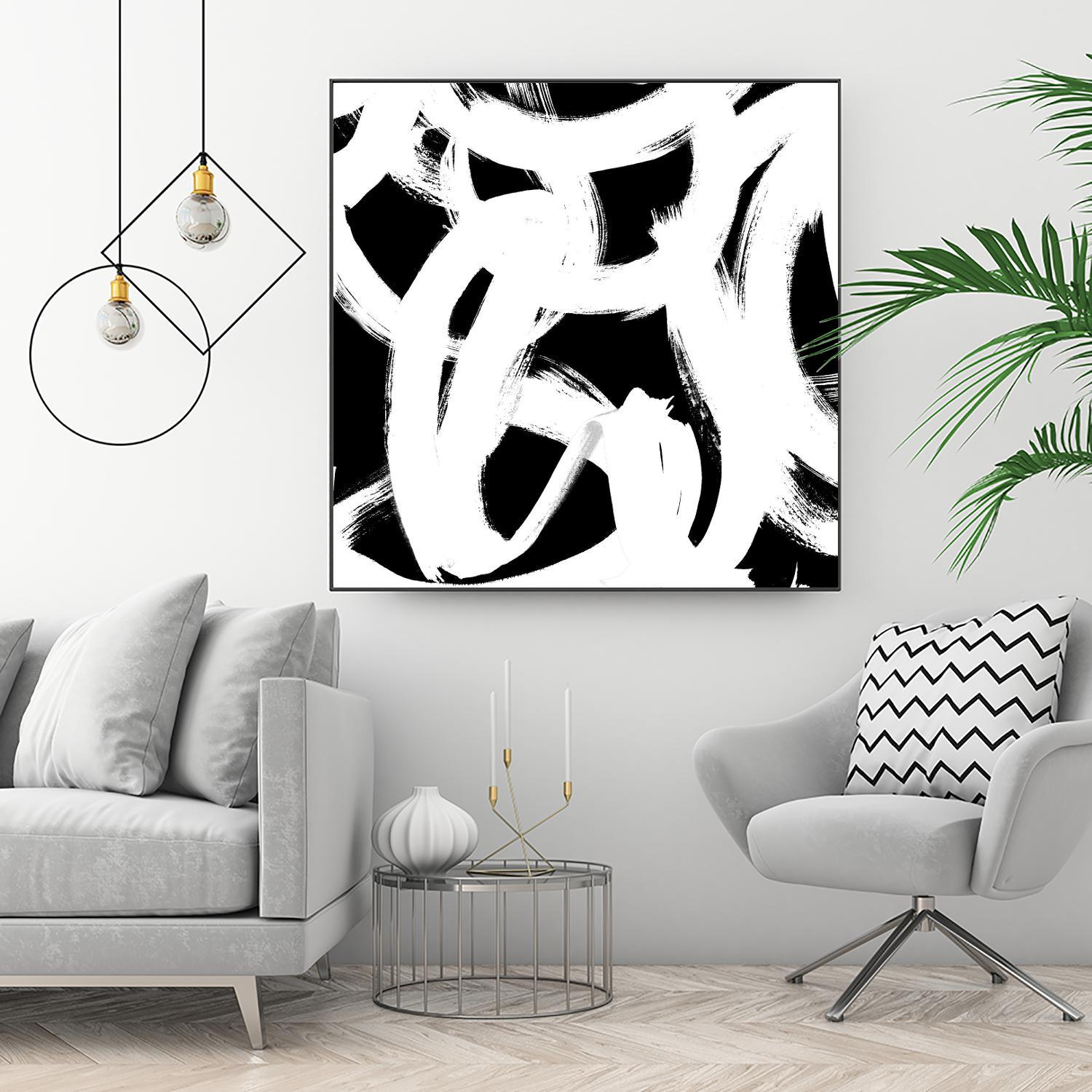 White Trails I by Emily Navas on GIANT ART - abstract