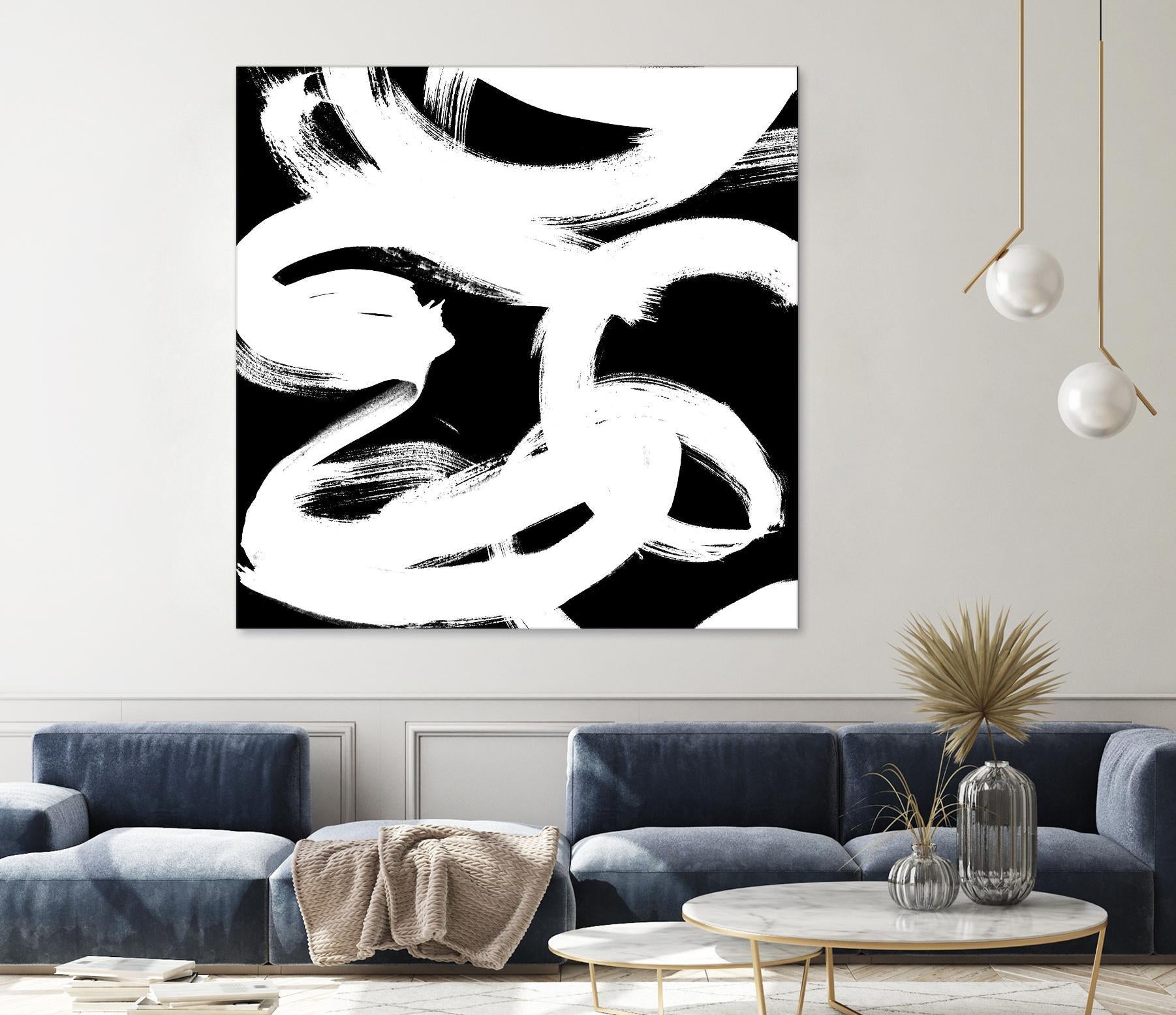 White Trails II by Emily Navas on GIANT ART - abstract