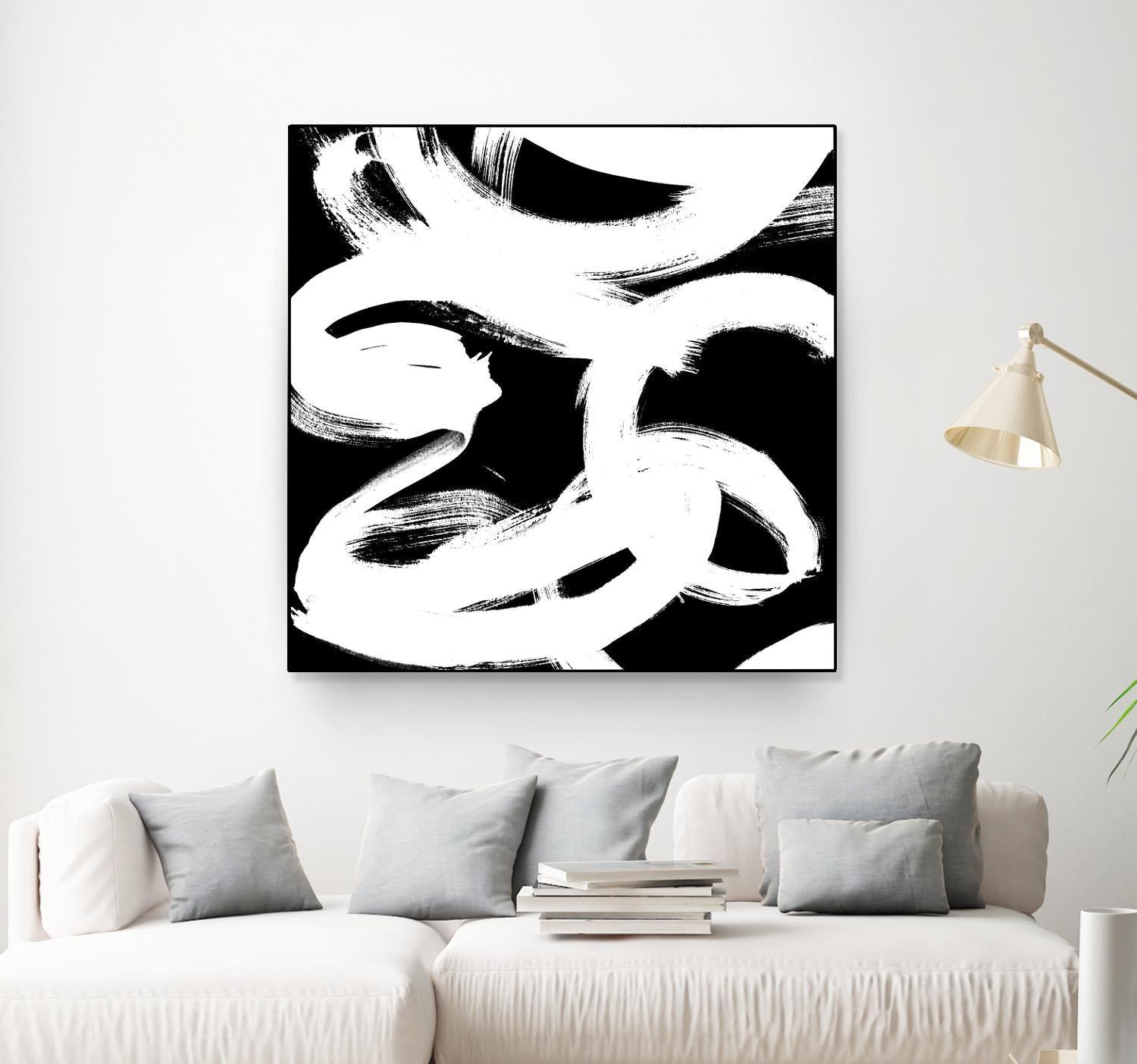 White Trails II by Emily Navas on GIANT ART - abstract
