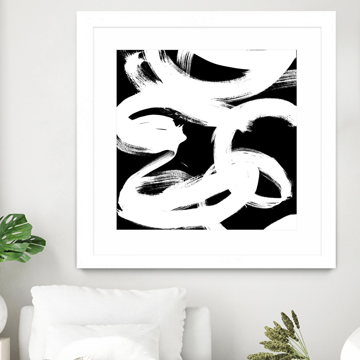 White Trails II by Emily Navas on GIANT ART - abstract