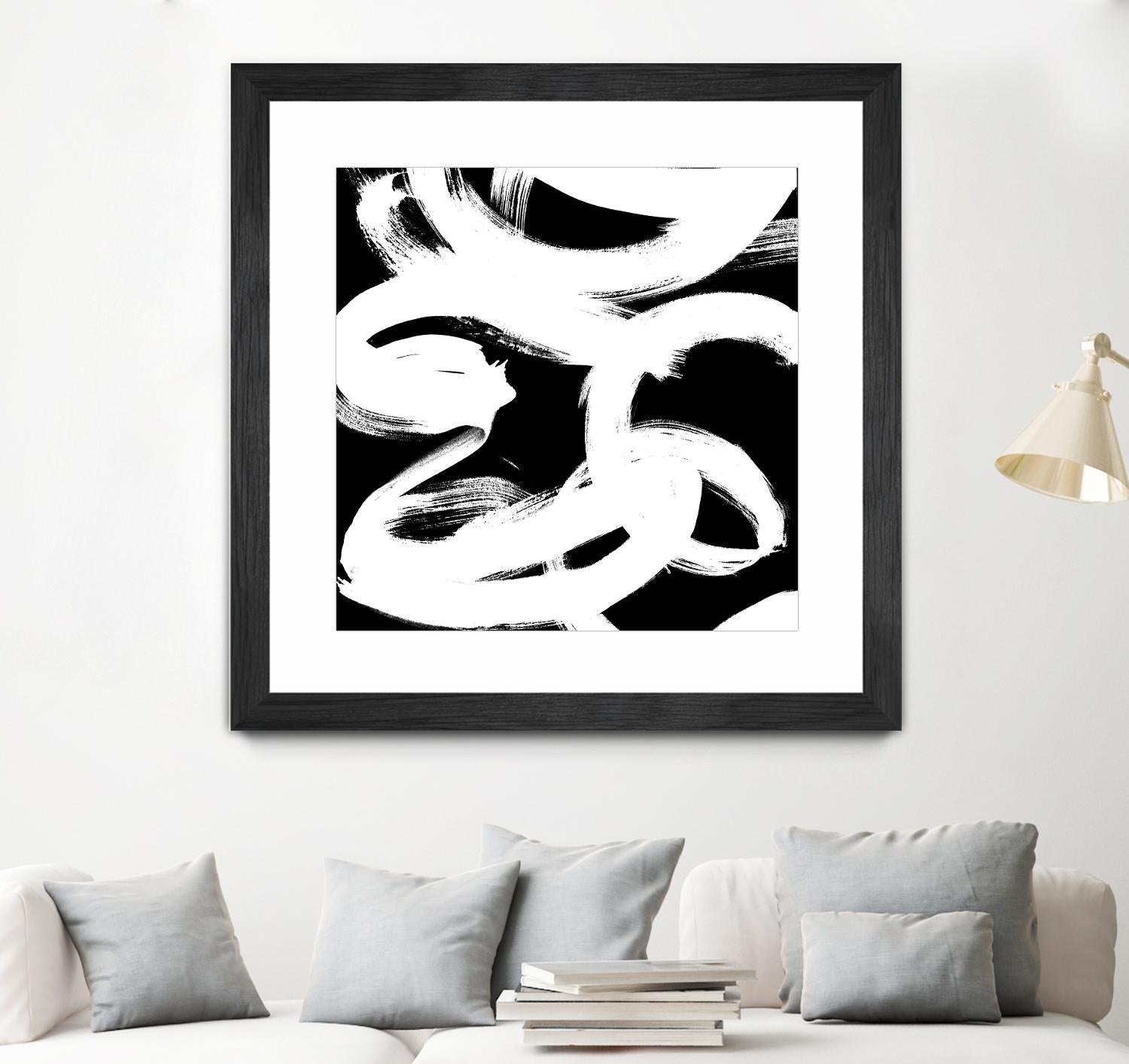 White Trails II by Emily Navas on GIANT ART - abstract