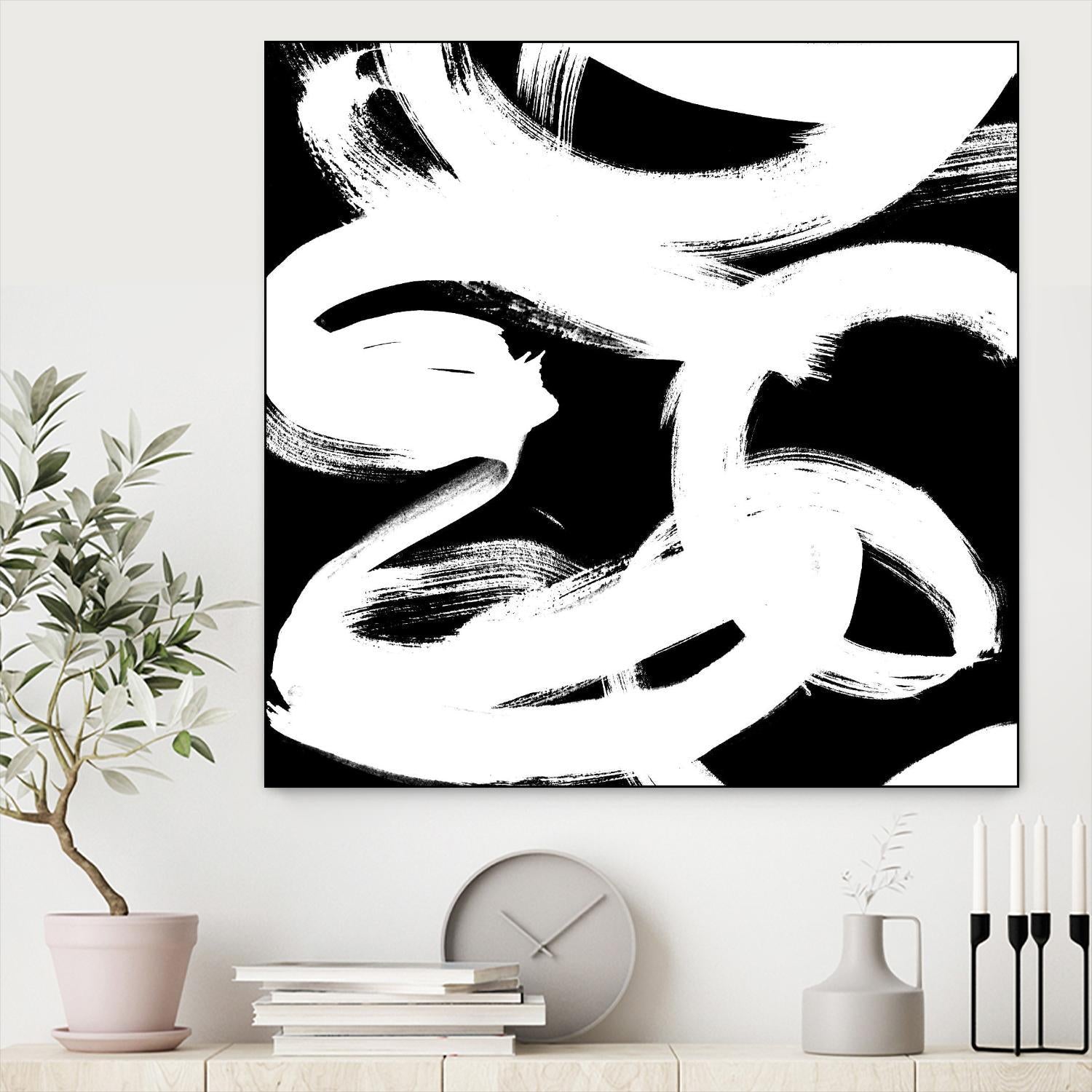 White Trails II by Emily Navas on GIANT ART - abstract