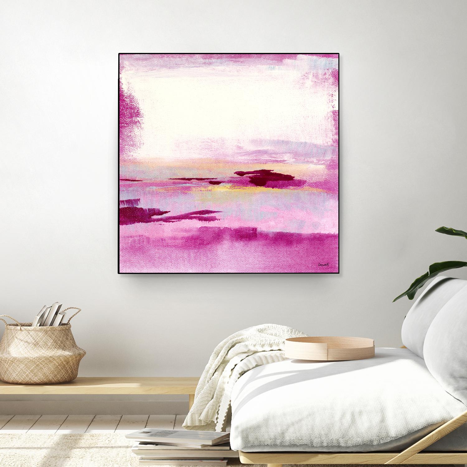 Dawn to Dusk by Lanie Loreth on GIANT ART - pink abstract