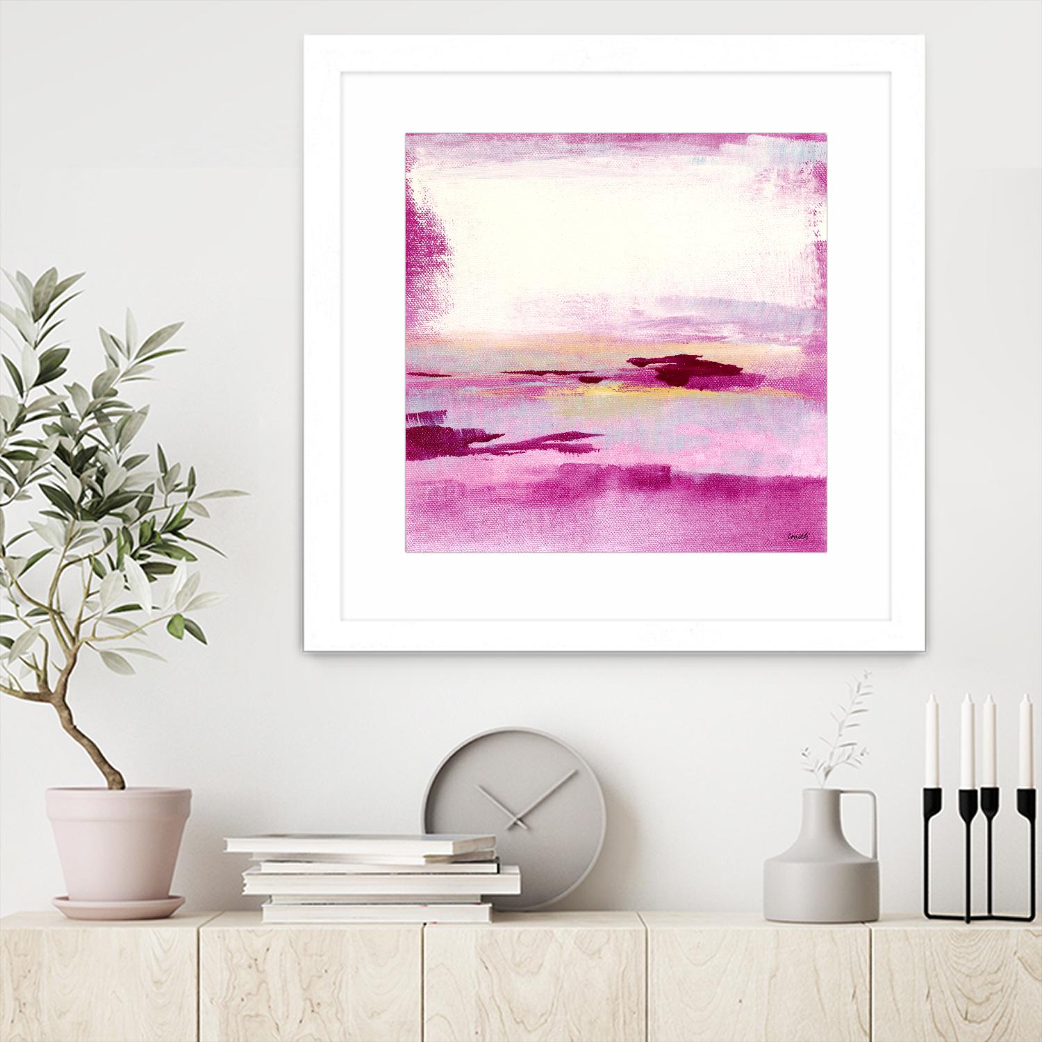 Dawn to Dusk by Lanie Loreth on GIANT ART - pink abstract