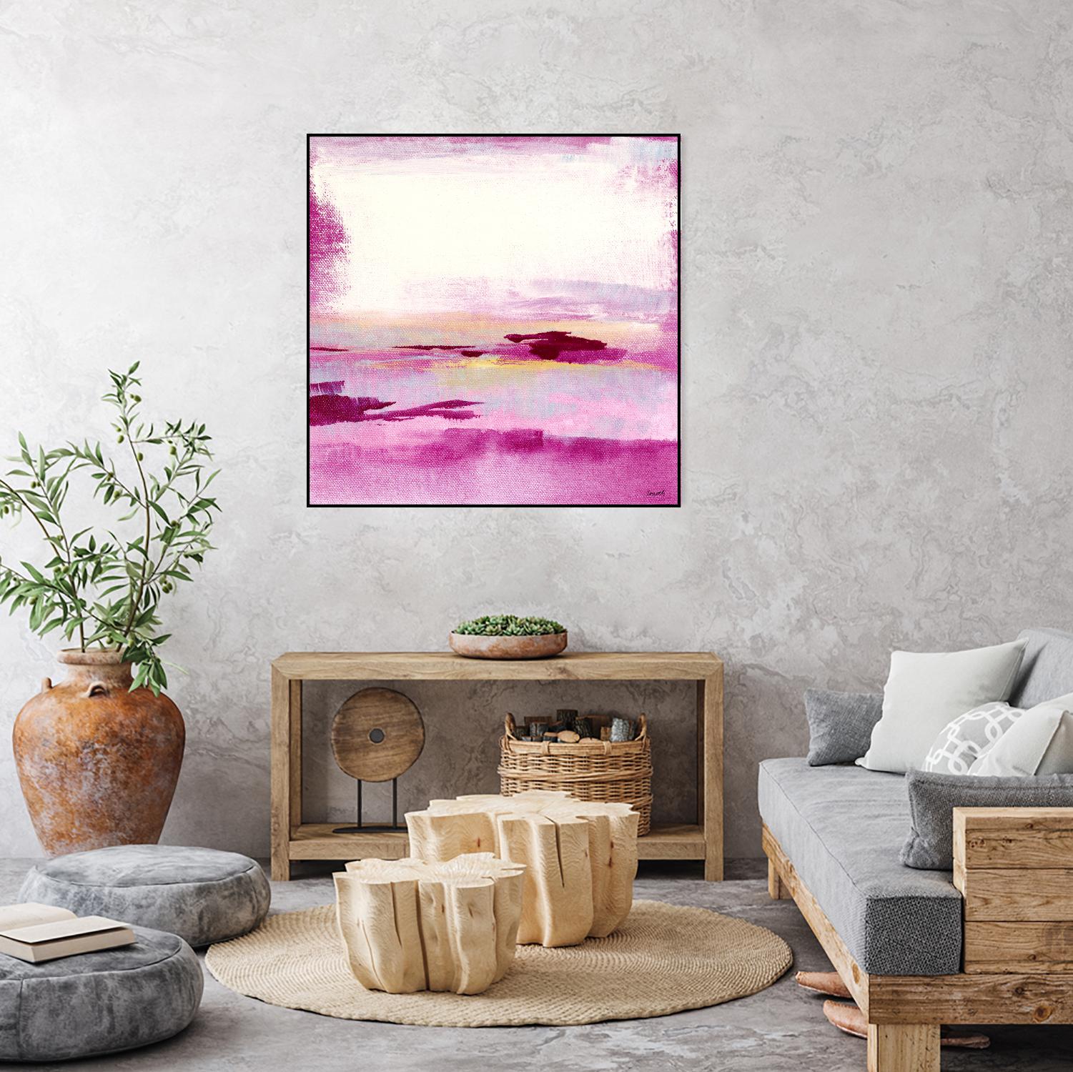 Dawn to Dusk by Lanie Loreth on GIANT ART - pink abstract