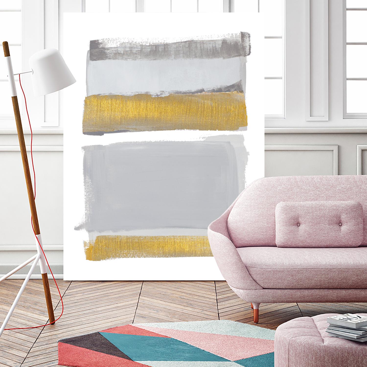 World of Golden Gray by Lanie Loreth on GIANT ART - multi abstract