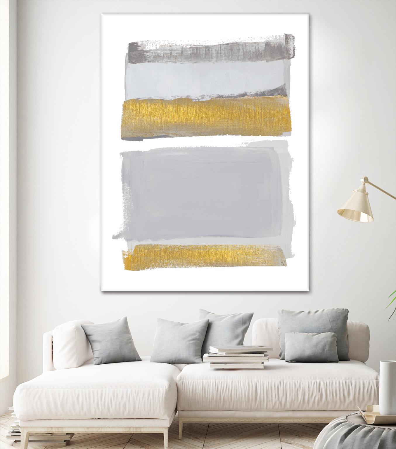 World of Golden Gray by Lanie Loreth on GIANT ART - multi abstract