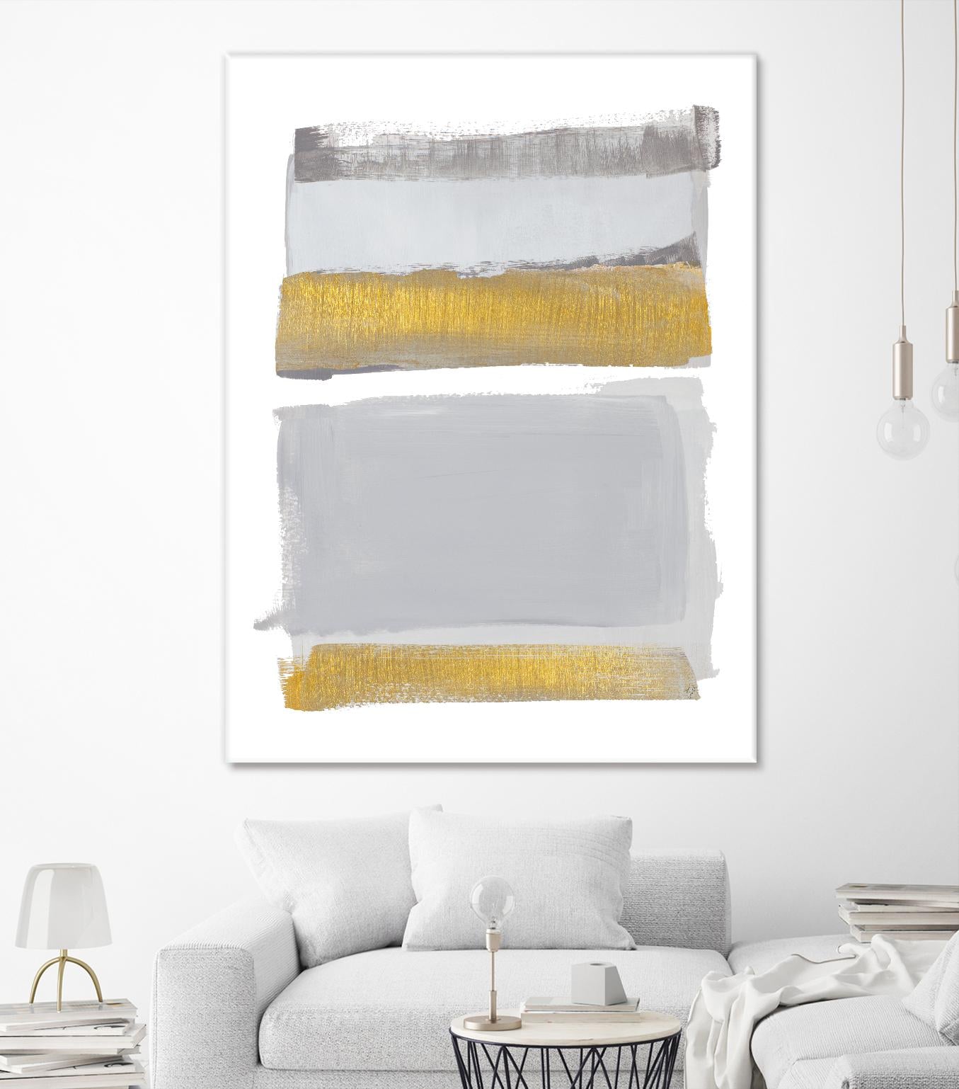 World of Golden Gray by Lanie Loreth on GIANT ART - multi abstract