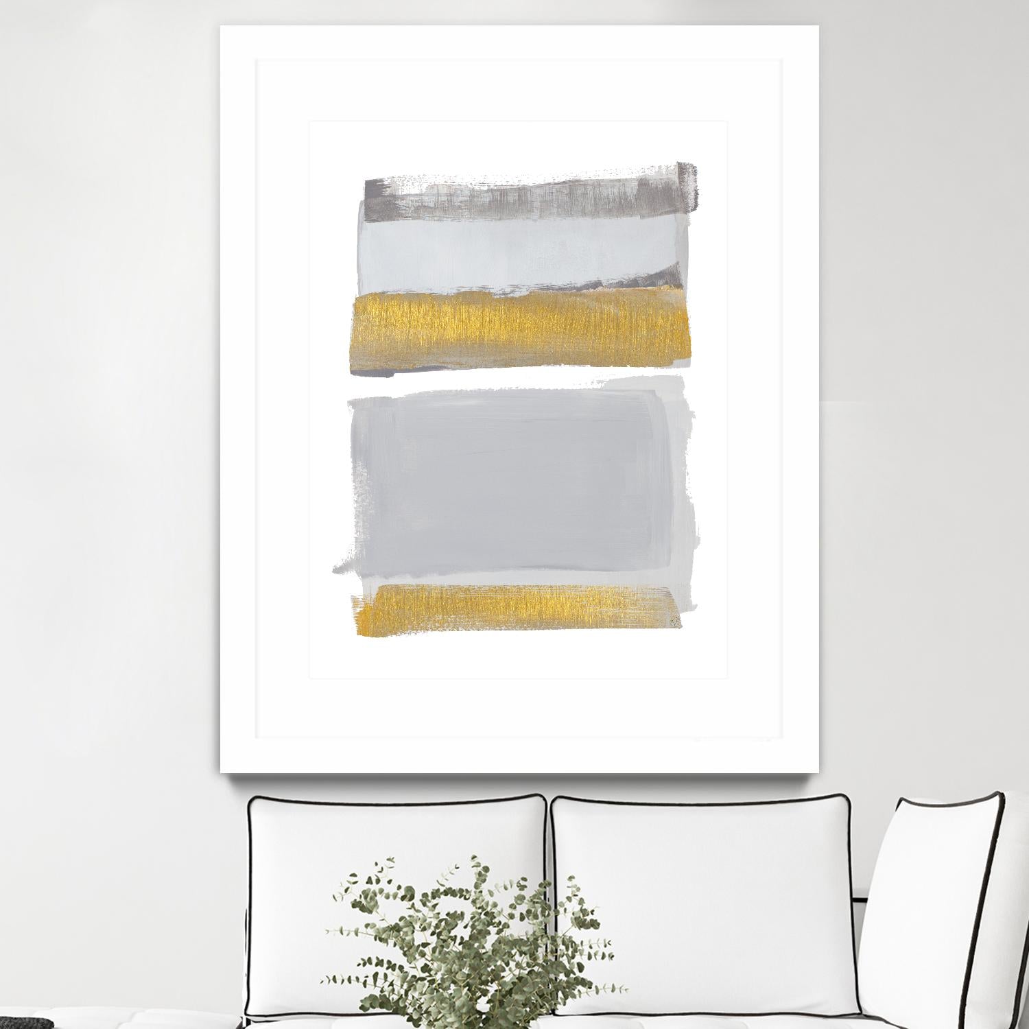 World of Golden Gray by Lanie Loreth on GIANT ART - multi abstract
