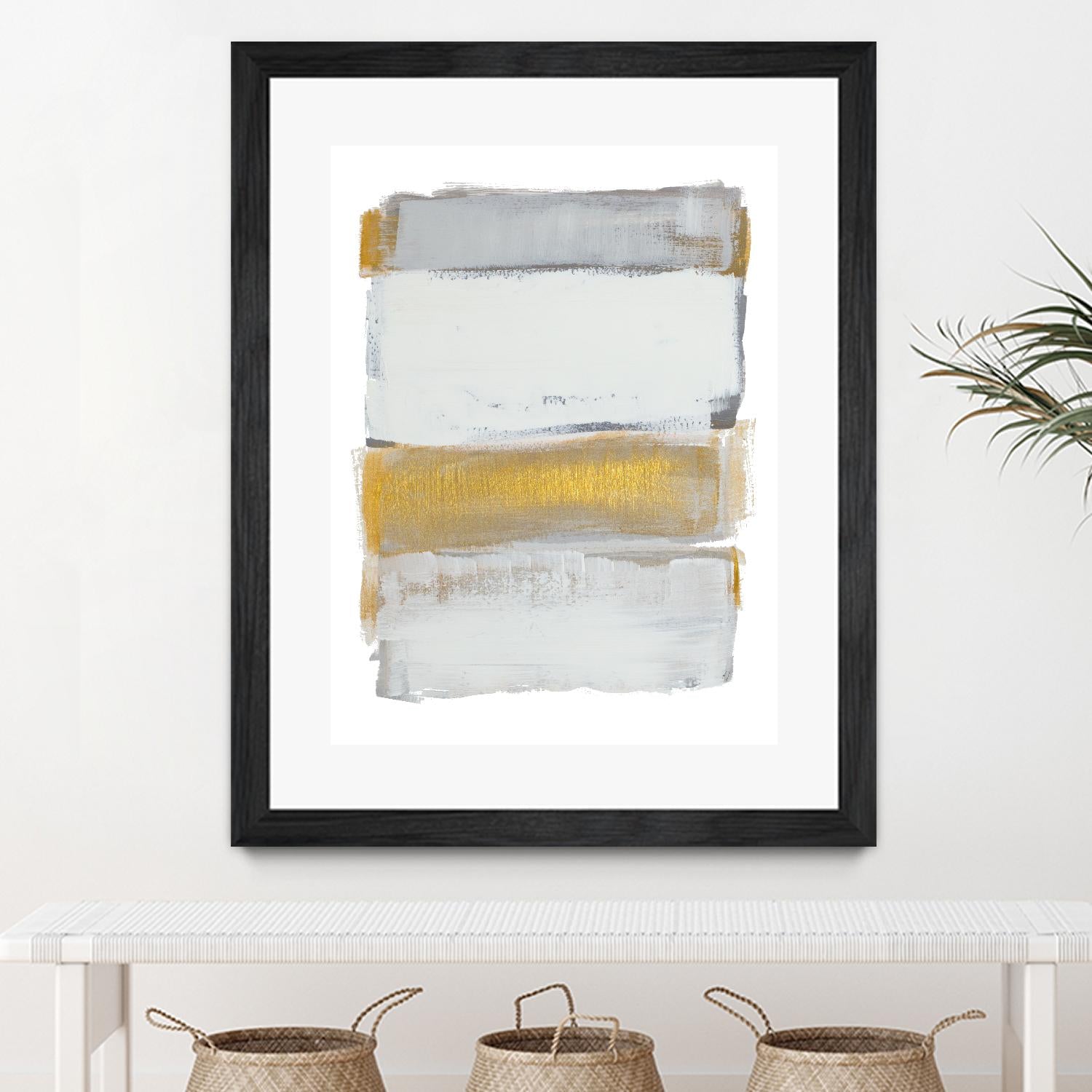 Shades of Golden Gray by Lanie Loreth on GIANT ART - gold abstract
