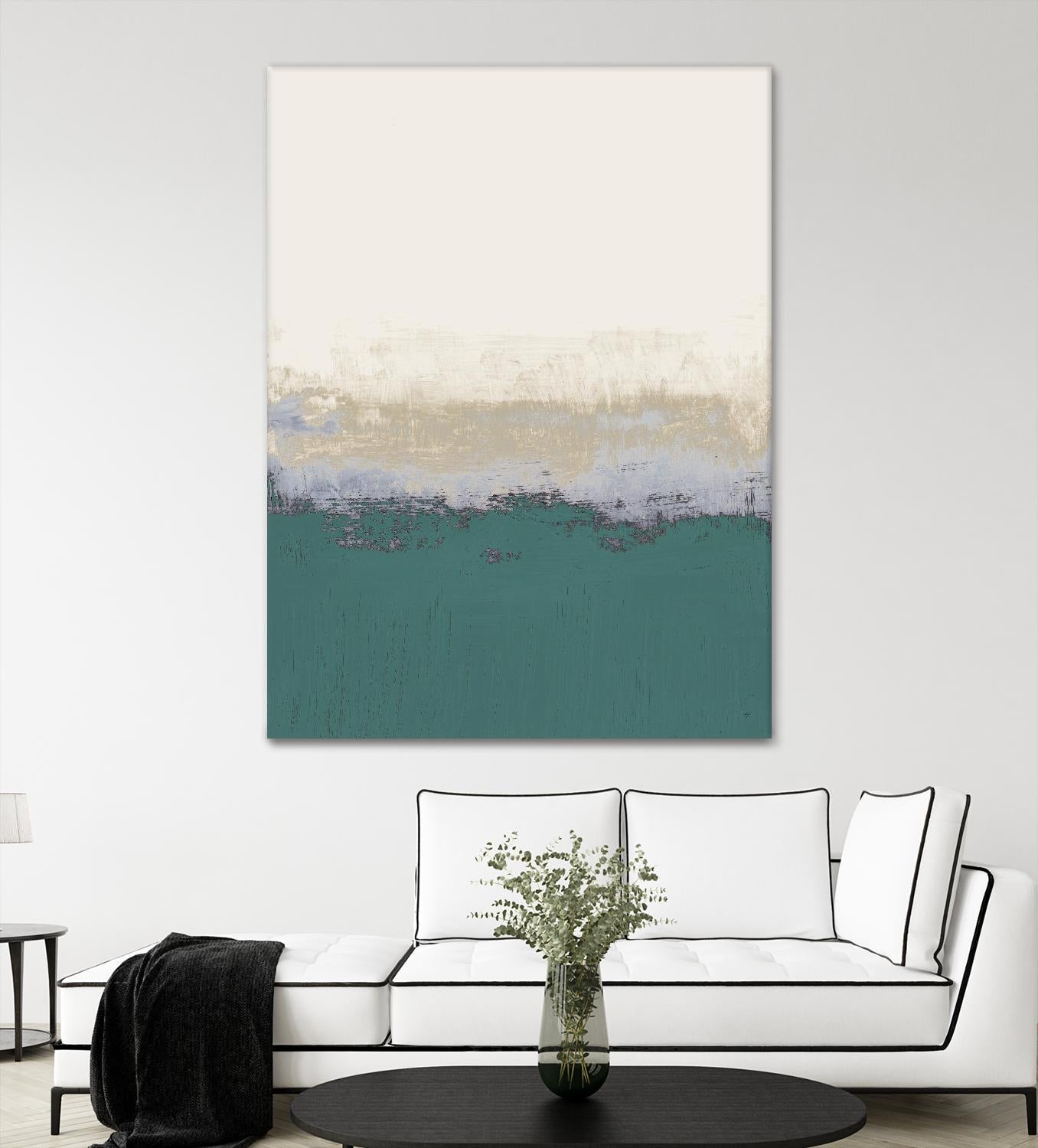 Teal Forever And A Day I by Lanie Loreth on GIANT ART - abstract