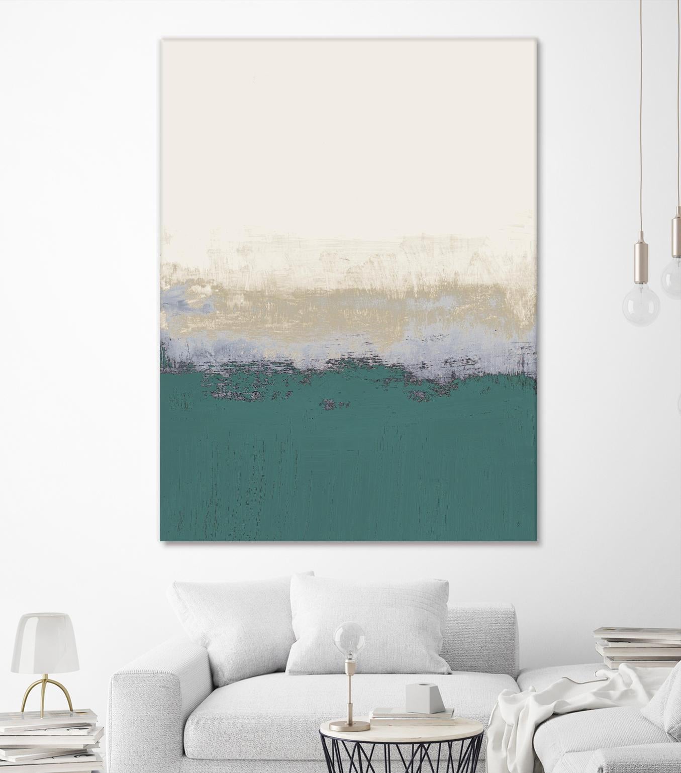 Teal Forever And A Day I by Lanie Loreth on GIANT ART - abstract
