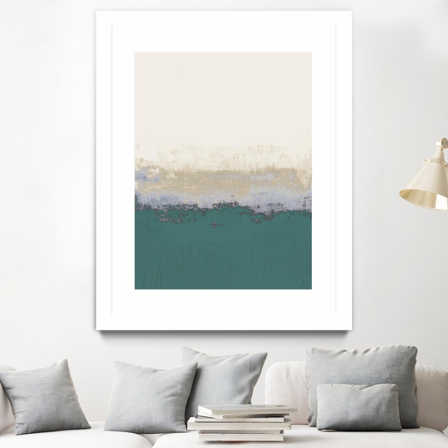 Teal Forever And A Day I by Lanie Loreth on GIANT ART - abstract