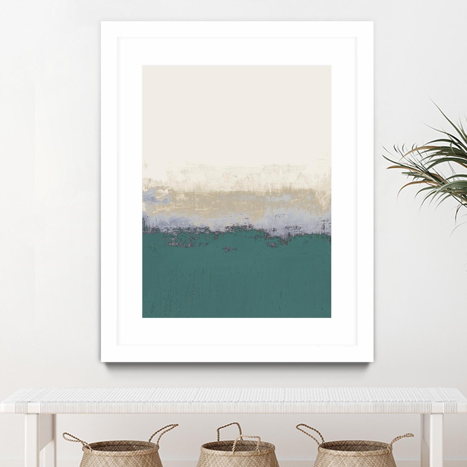 Teal Forever And A Day I by Lanie Loreth on GIANT ART - abstract