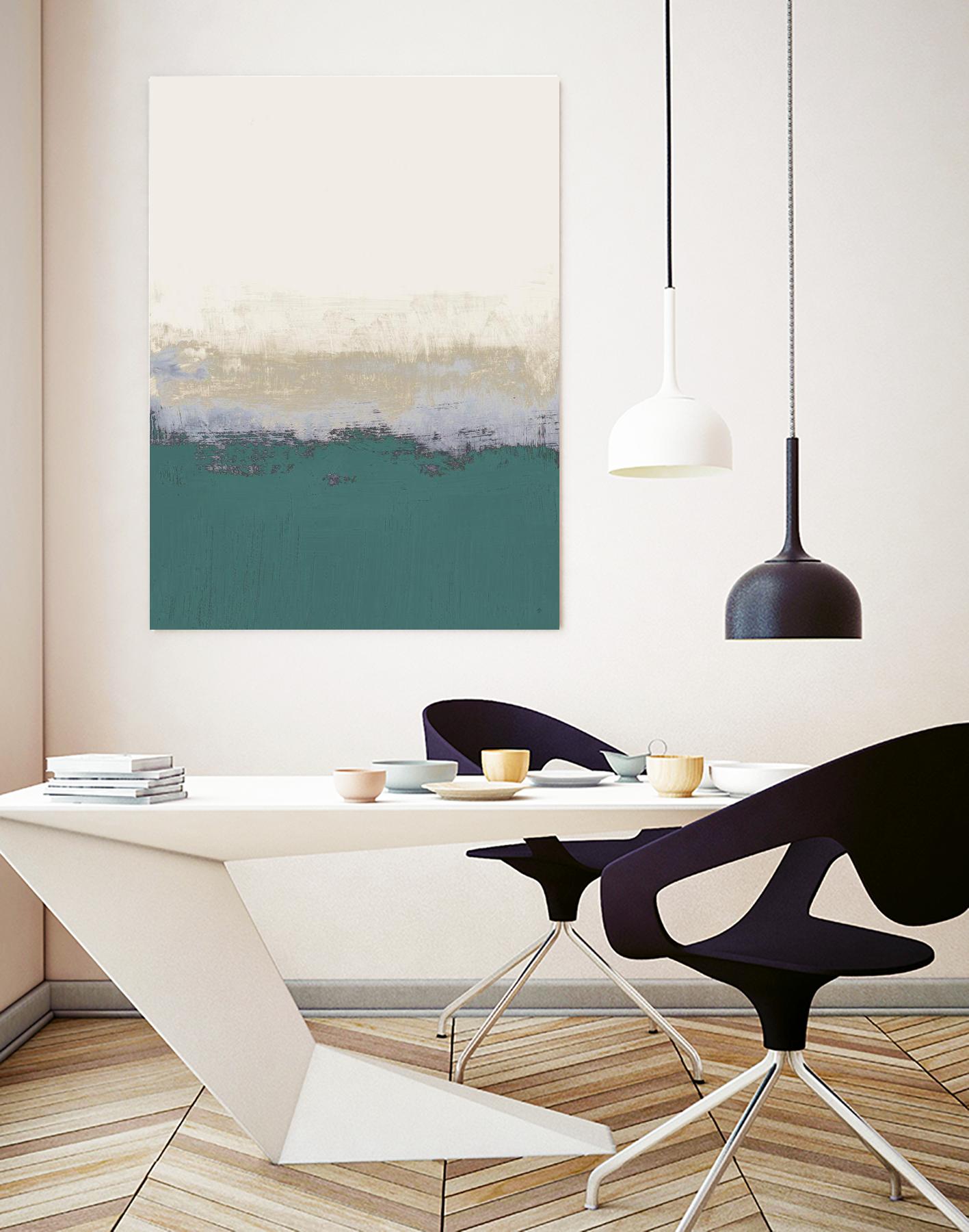 Teal Forever And A Day I by Lanie Loreth on GIANT ART - abstract