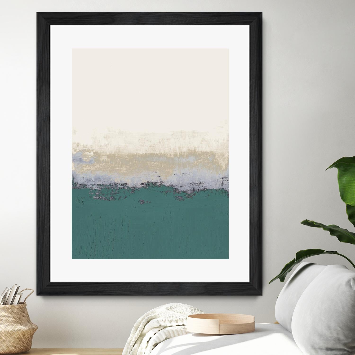 Teal Forever And A Day I by Lanie Loreth on GIANT ART - abstract