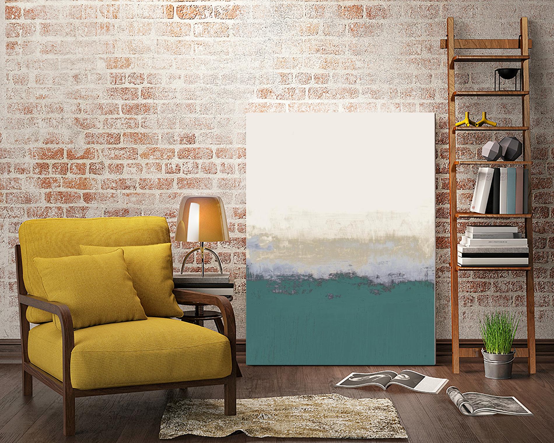 Teal Forever And A Day I by Lanie Loreth on GIANT ART - abstract