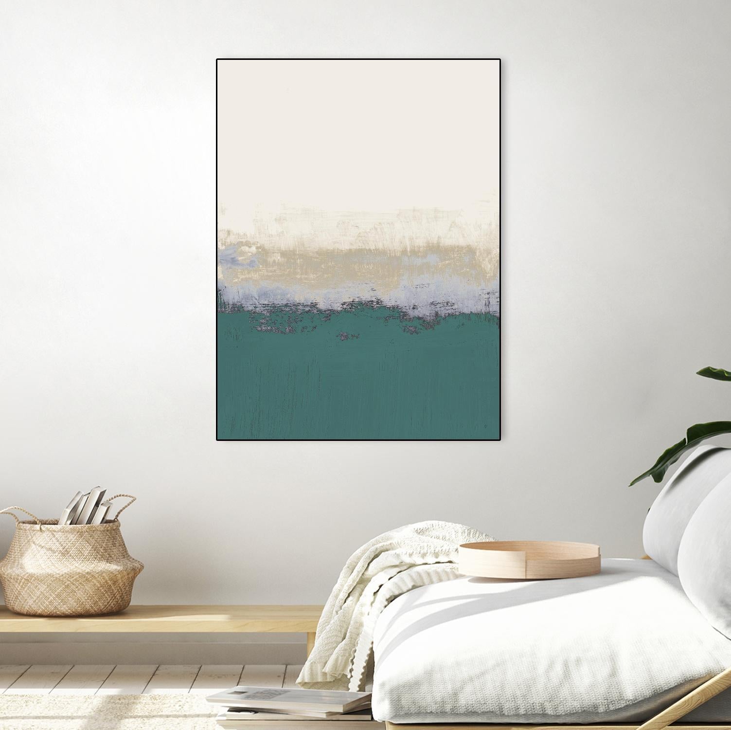 Teal Forever And A Day I by Lanie Loreth on GIANT ART - abstract