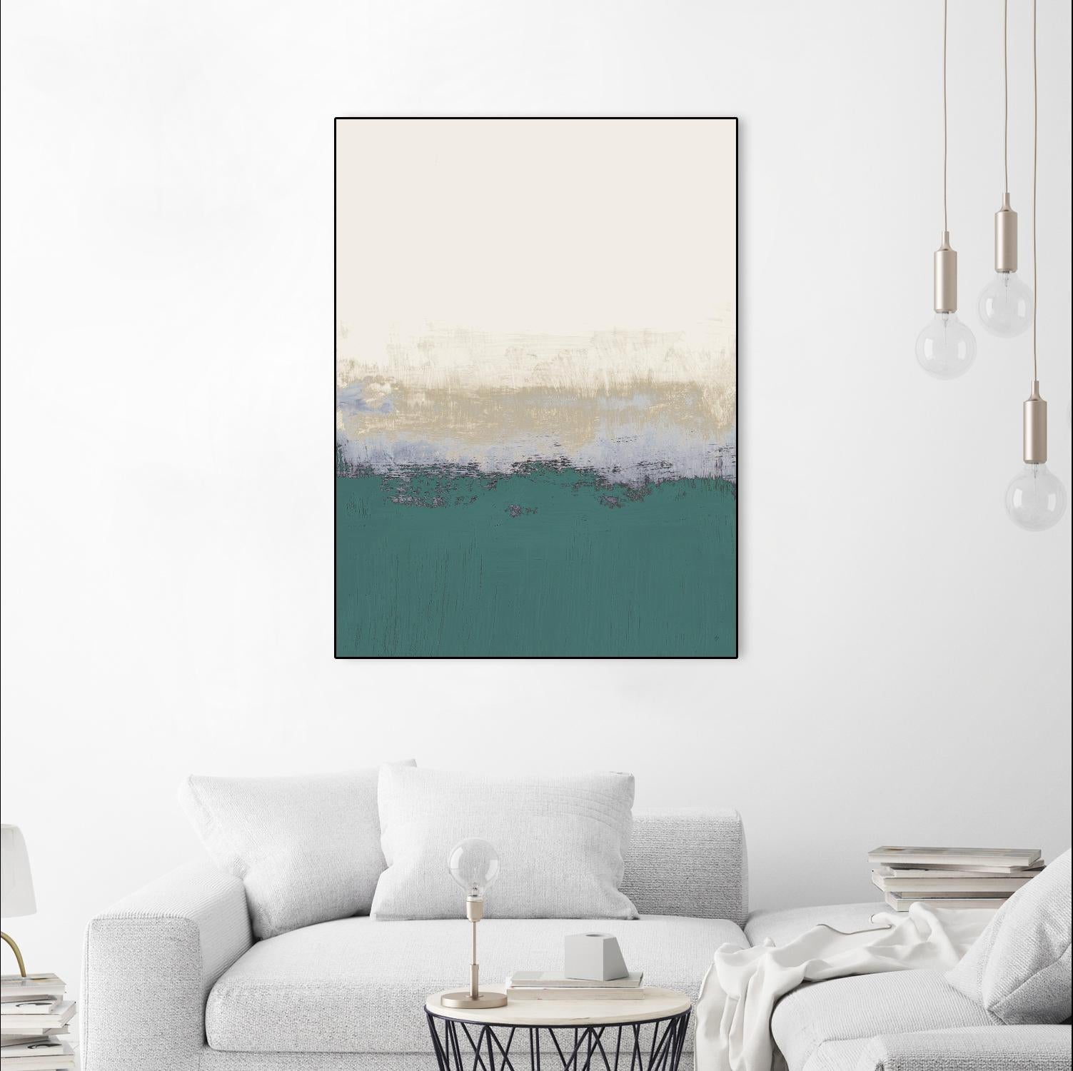 Teal Forever And A Day I by Lanie Loreth on GIANT ART - abstract