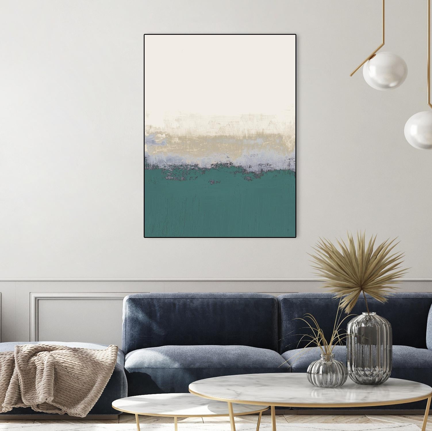 Teal Forever And A Day I by Lanie Loreth on GIANT ART - abstract