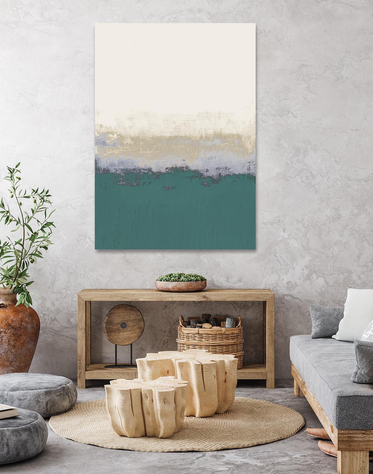 Teal Forever And A Day I by Lanie Loreth on GIANT ART - abstract