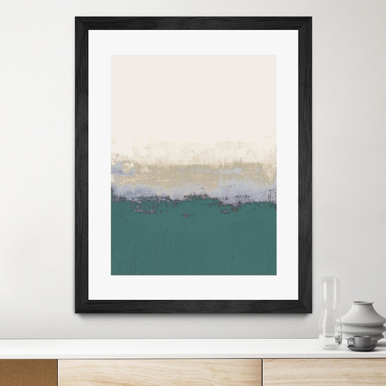 Teal Forever And A Day I by Lanie Loreth on GIANT ART - abstract