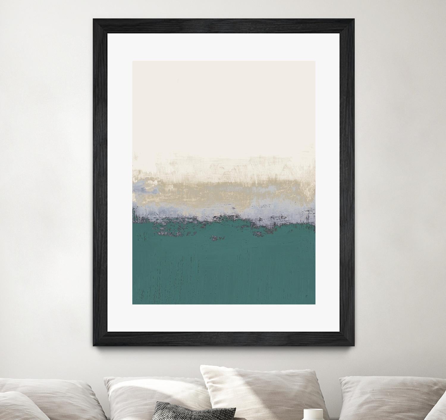Teal Forever And A Day I by Lanie Loreth on GIANT ART - abstract