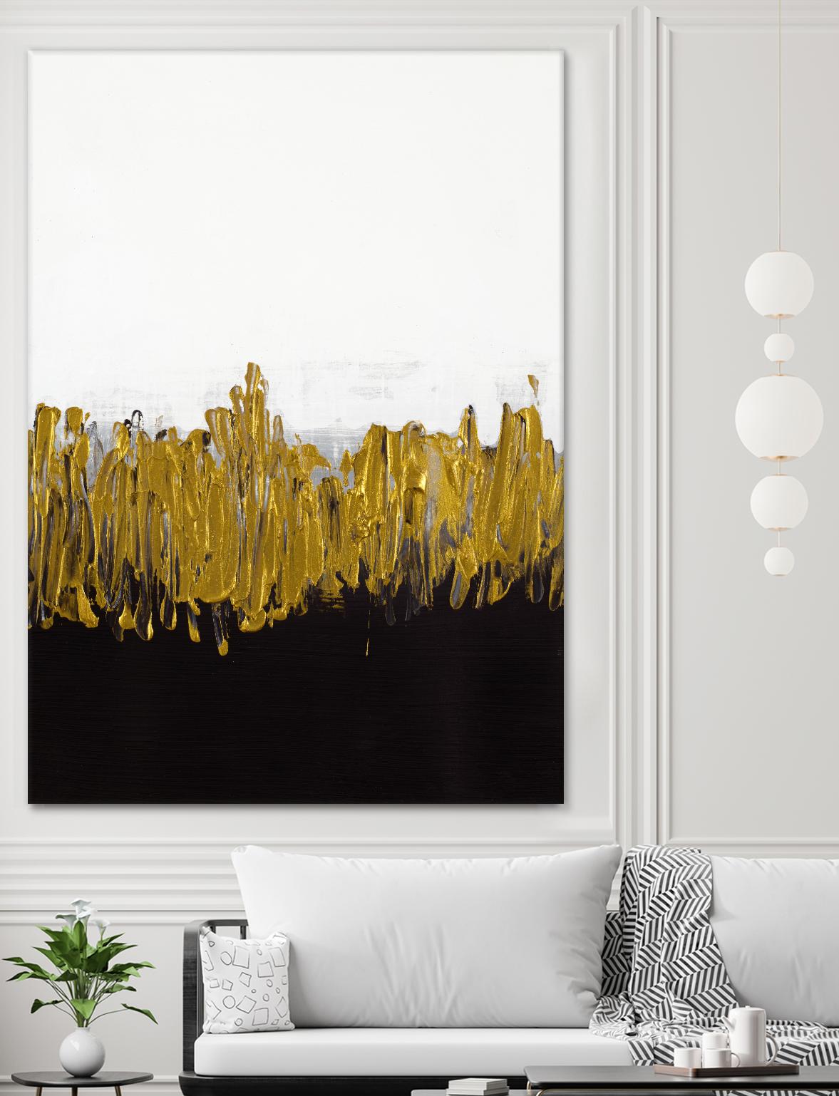 Meet Me in the Middle by Lanie Loreth on GIANT ART - black abstract