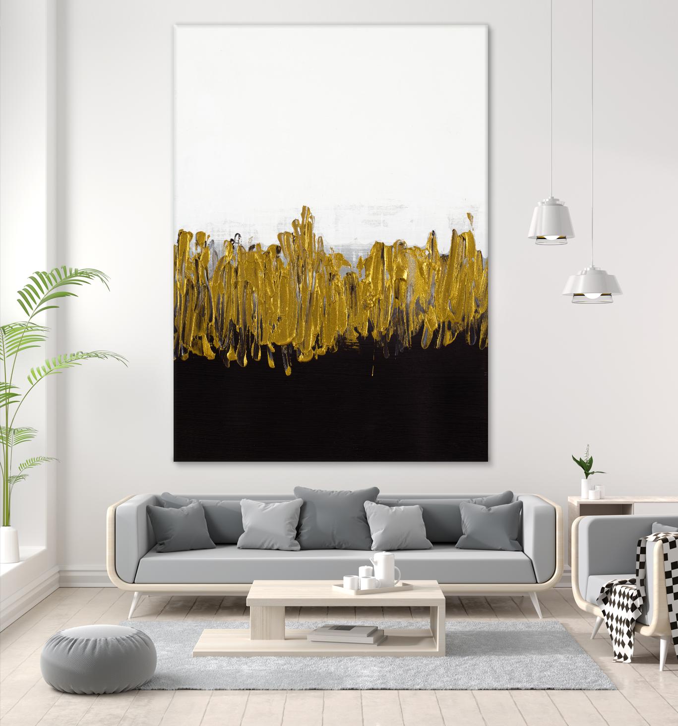 Meet Me in the Middle by Lanie Loreth on GIANT ART - black abstract