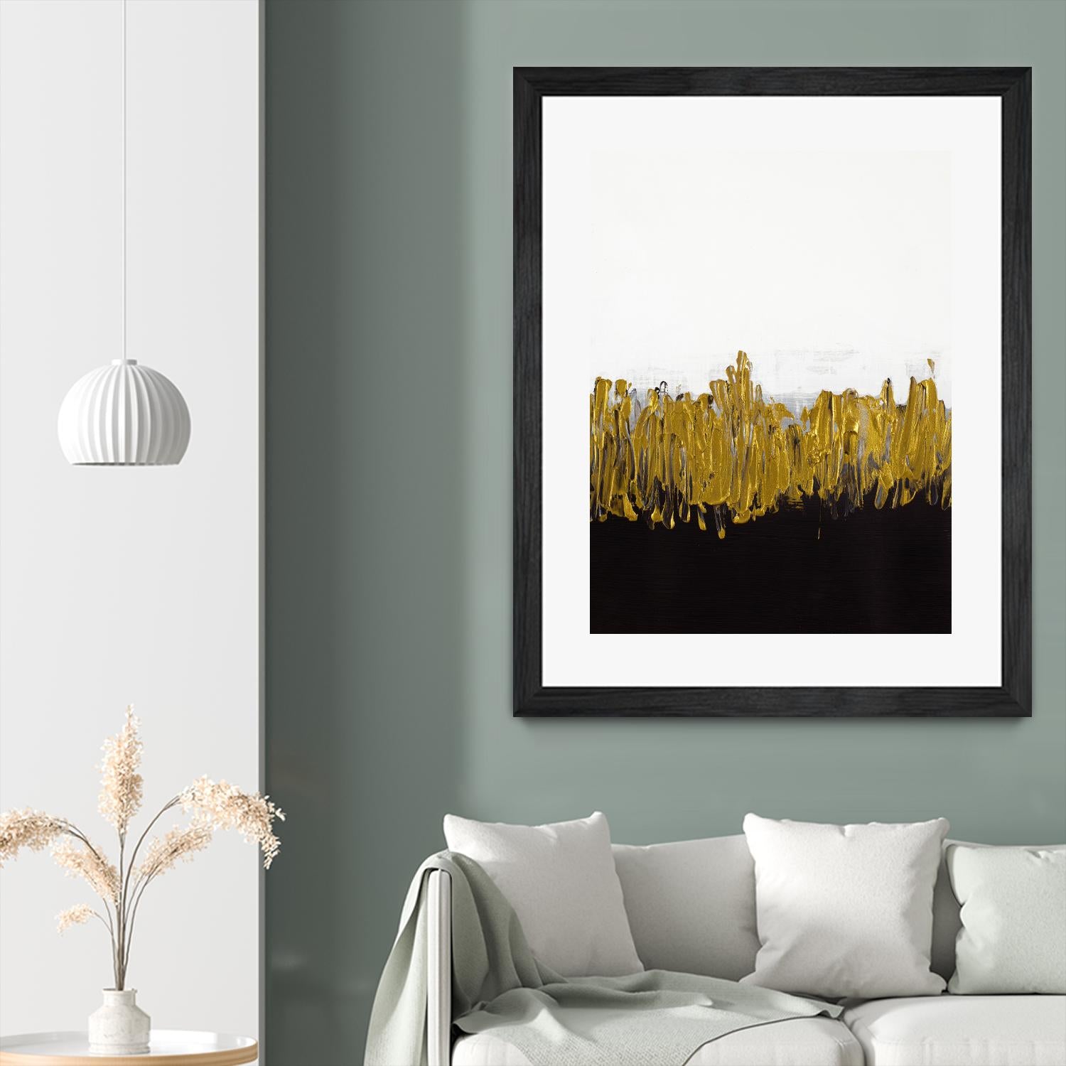 Meet Me in the Middle by Lanie Loreth on GIANT ART - black abstract