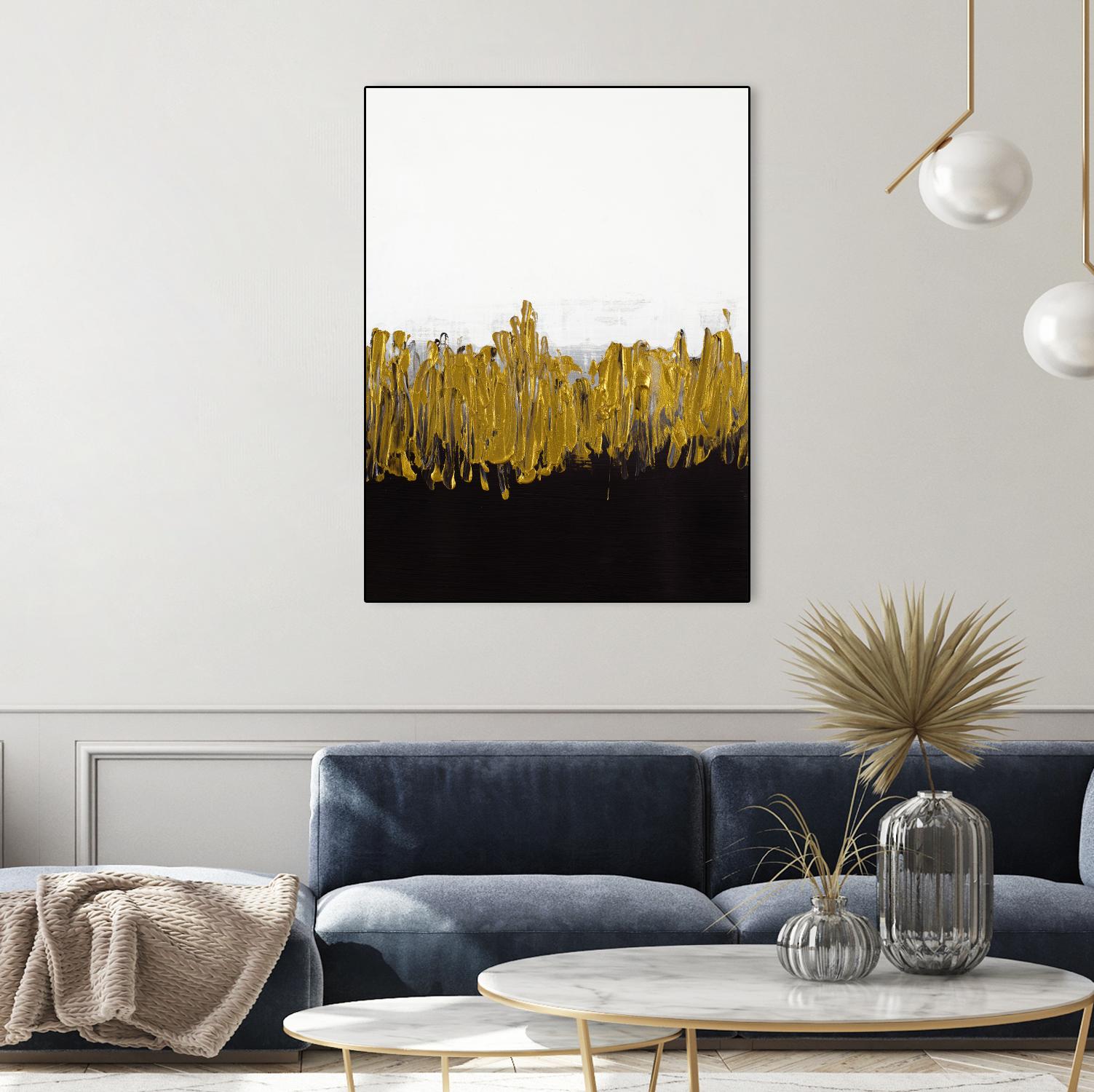 Meet Me in the Middle by Lanie Loreth on GIANT ART - black abstract