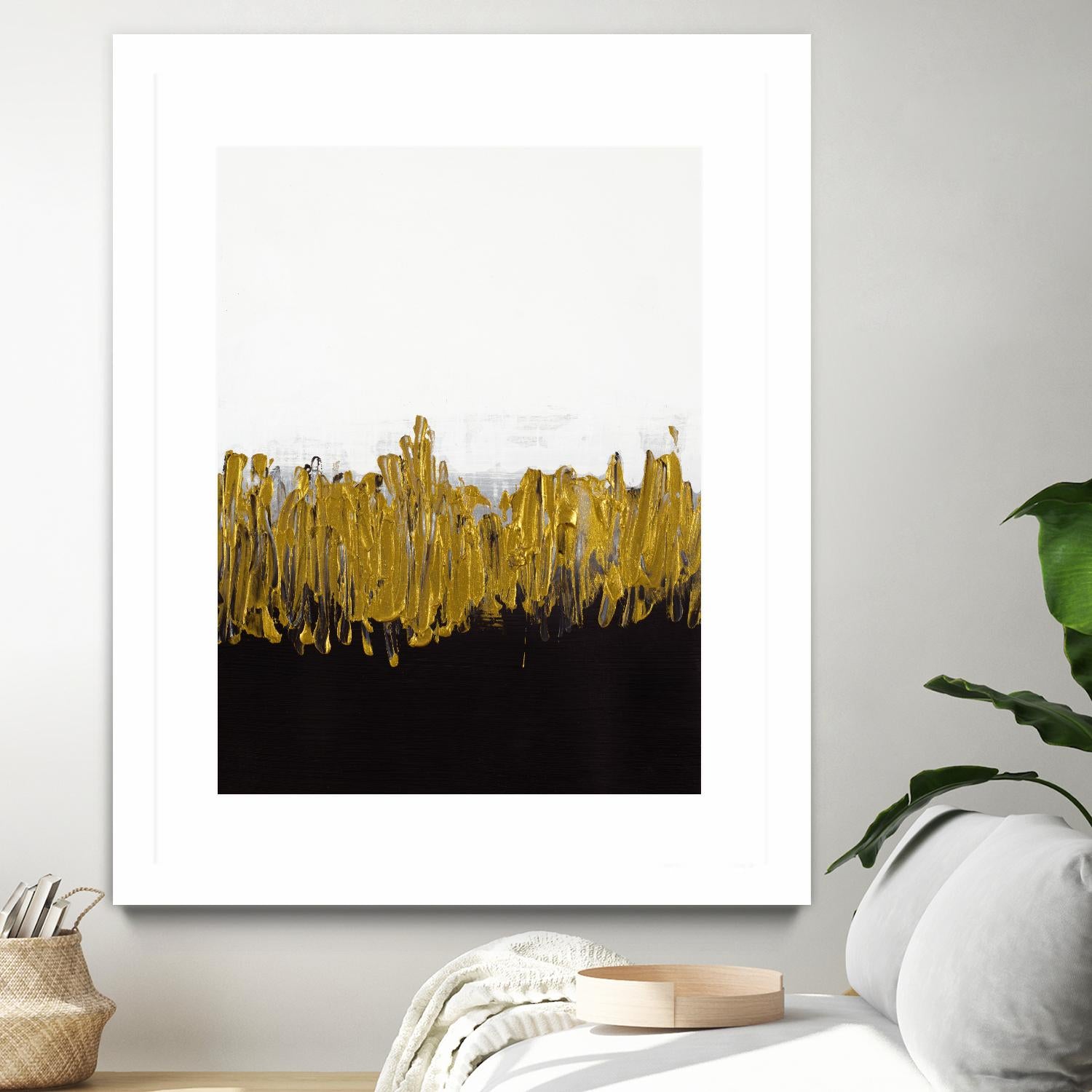 Meet Me in the Middle by Lanie Loreth on GIANT ART - black abstract