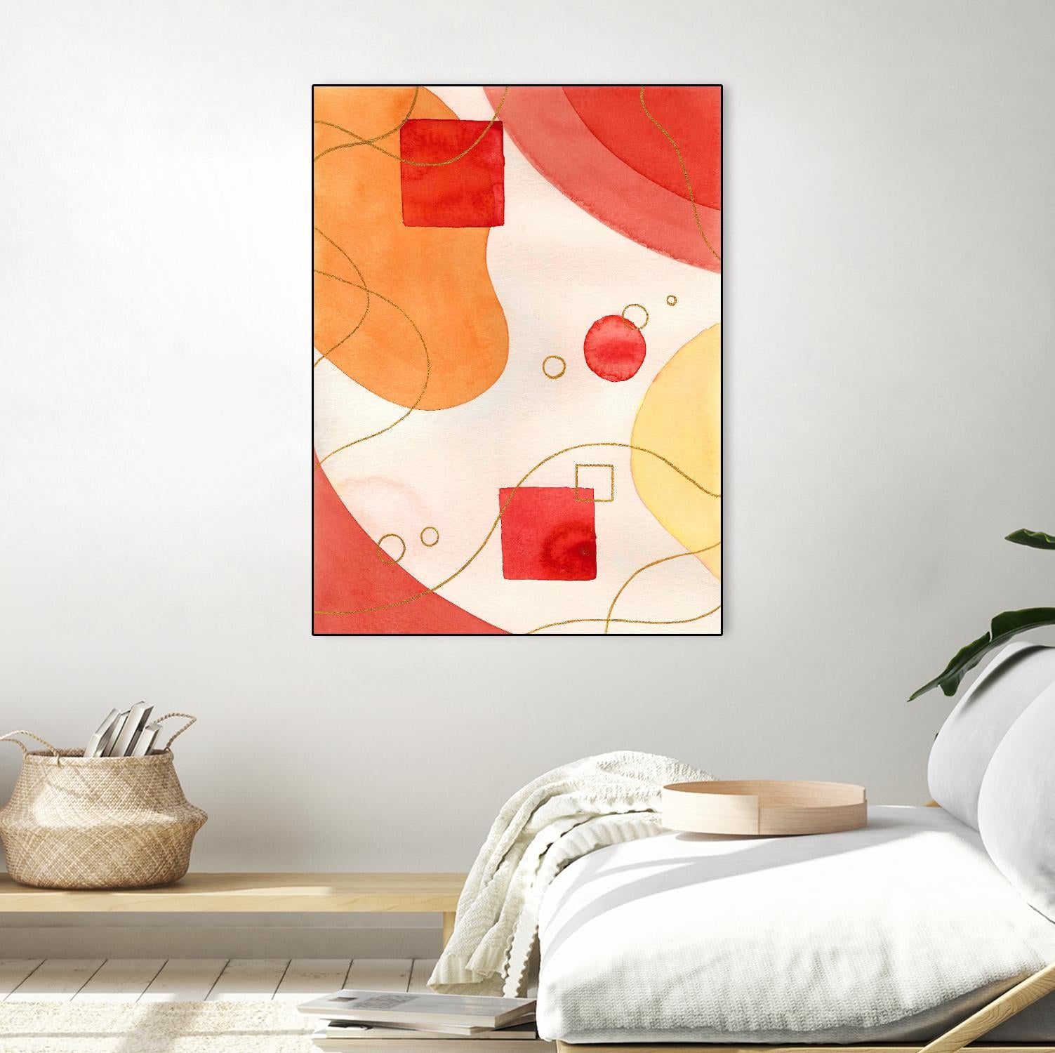 Orange Mood by Amaya on GIANT ART - orange abstract