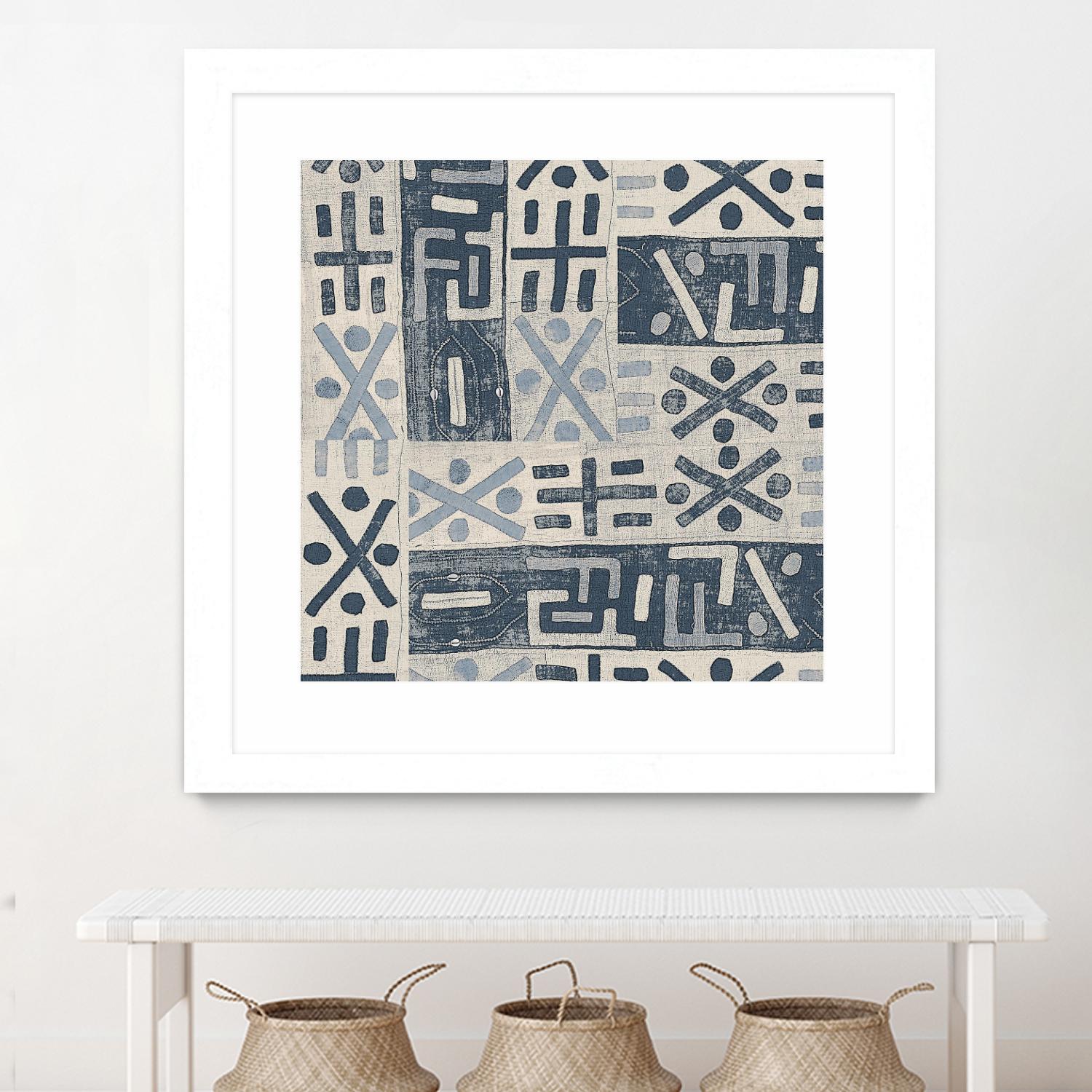 Neutral Mudcloth Pattern by Nicholas Biscardi on GIANT ART - pattern abstract
